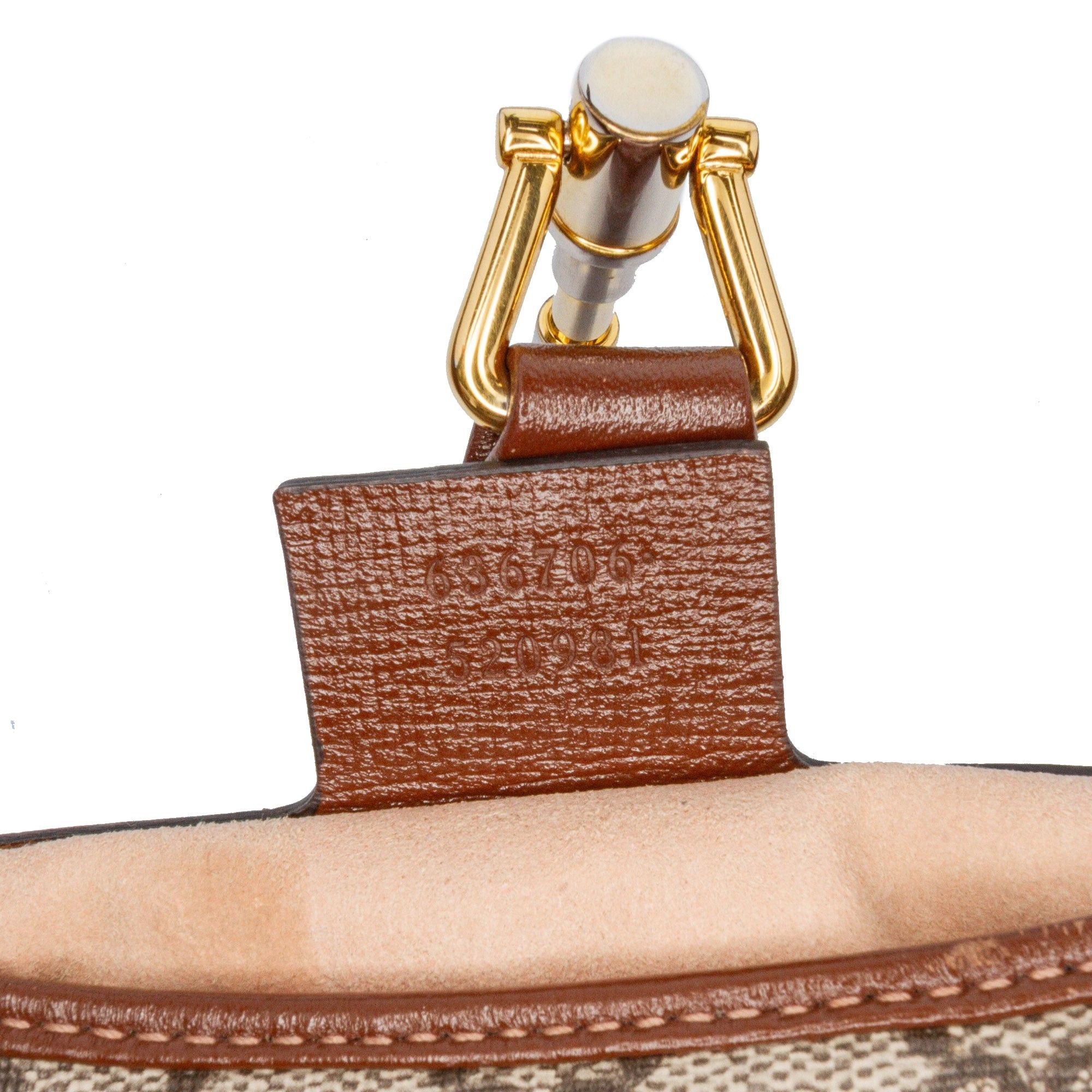 Gucci Gucci Small GG Supreme Jackie 1961 Crossbody Brown Size ONE SIZE - 5 Thumbnail