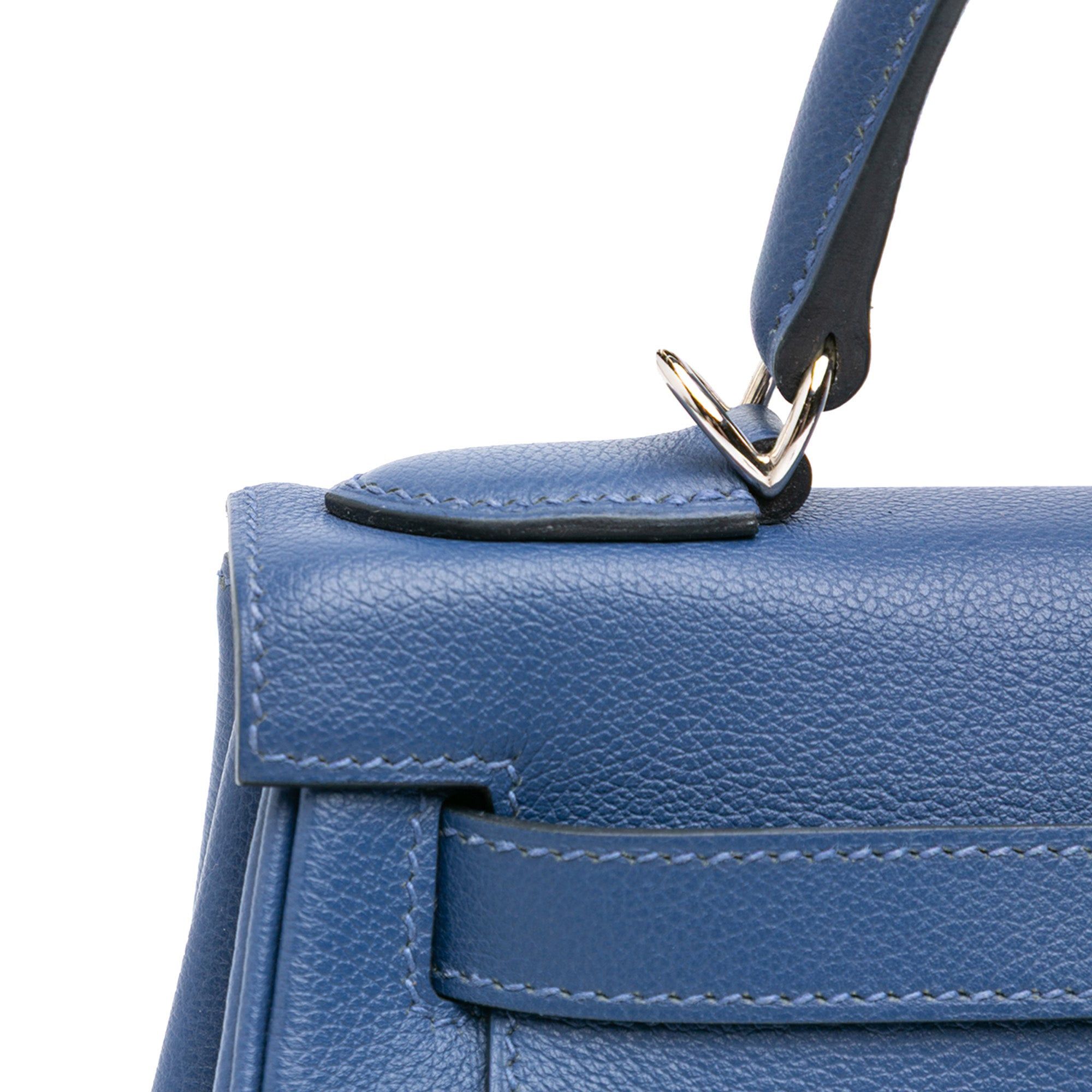 Hermes Hermès Togo Kelly II Retourne 28 Blue Size ONE SIZE - 8 Thumbnail