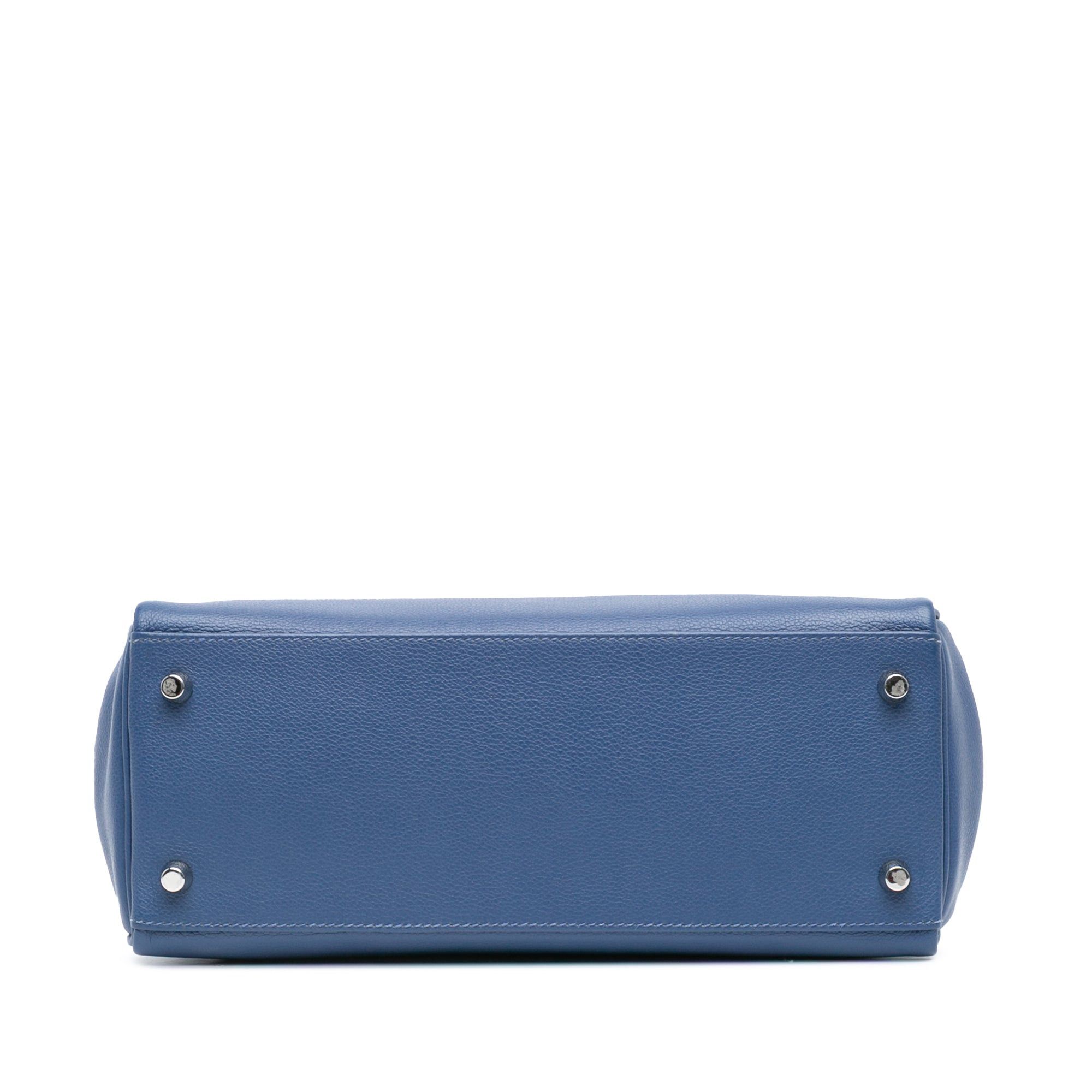 Hermes Hermès Togo Kelly II Retourne 28 Blue Size ONE SIZE - 3 Thumbnail