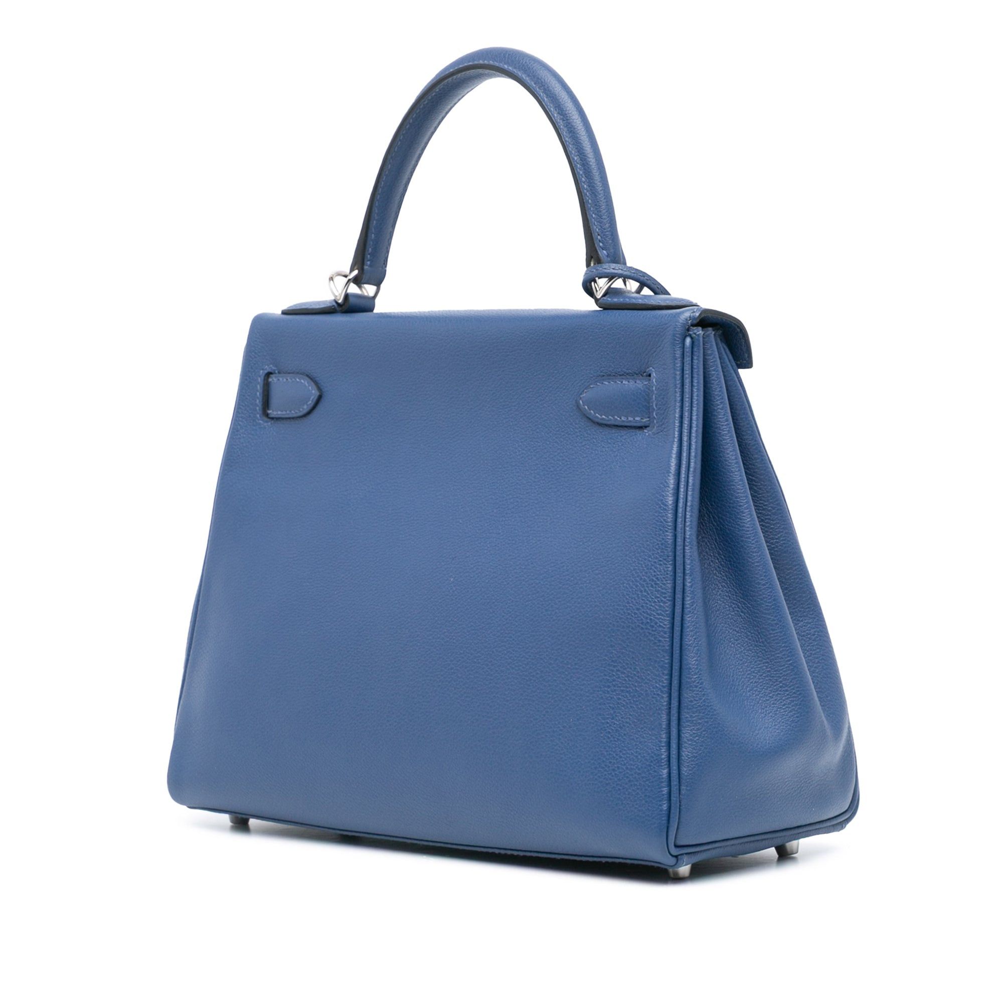 Hermes Hermès Togo Kelly II Retourne 28 Blue Size ONE SIZE - 2 Thumbnail