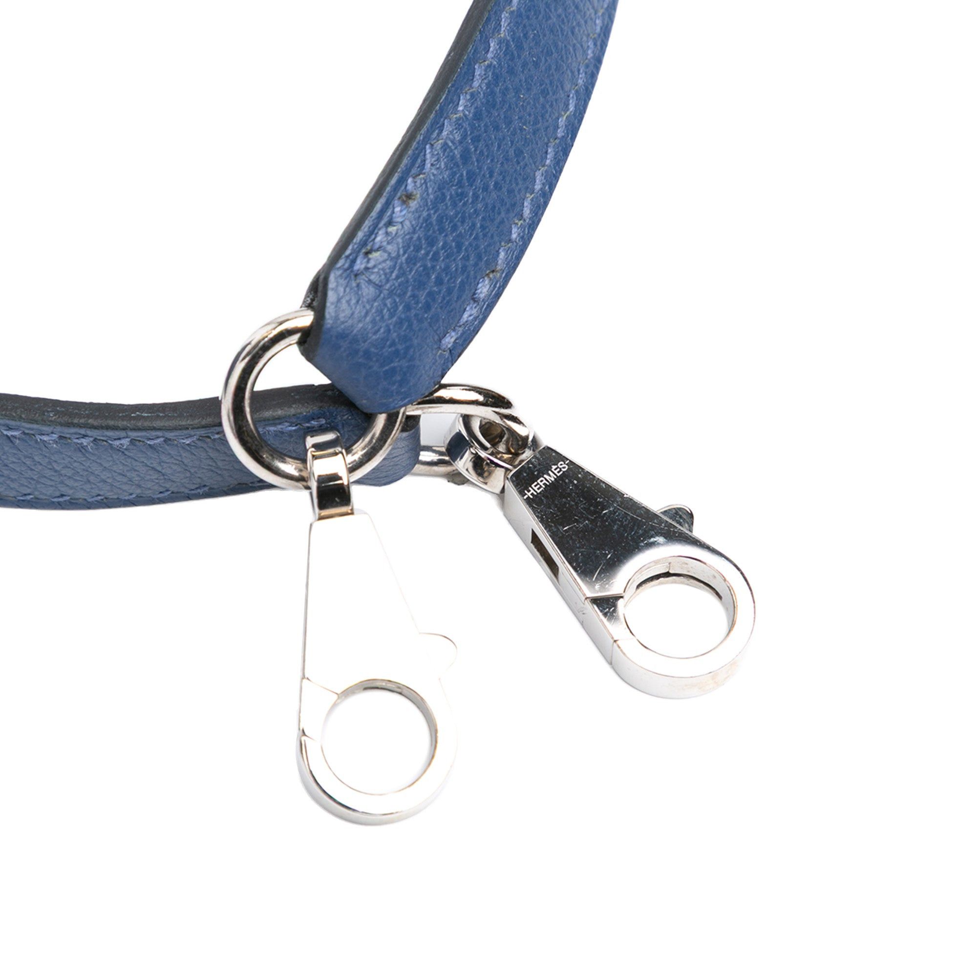 Hermes Hermès Togo Kelly II Retourne 28 Blue Size ONE SIZE - 9 Thumbnail