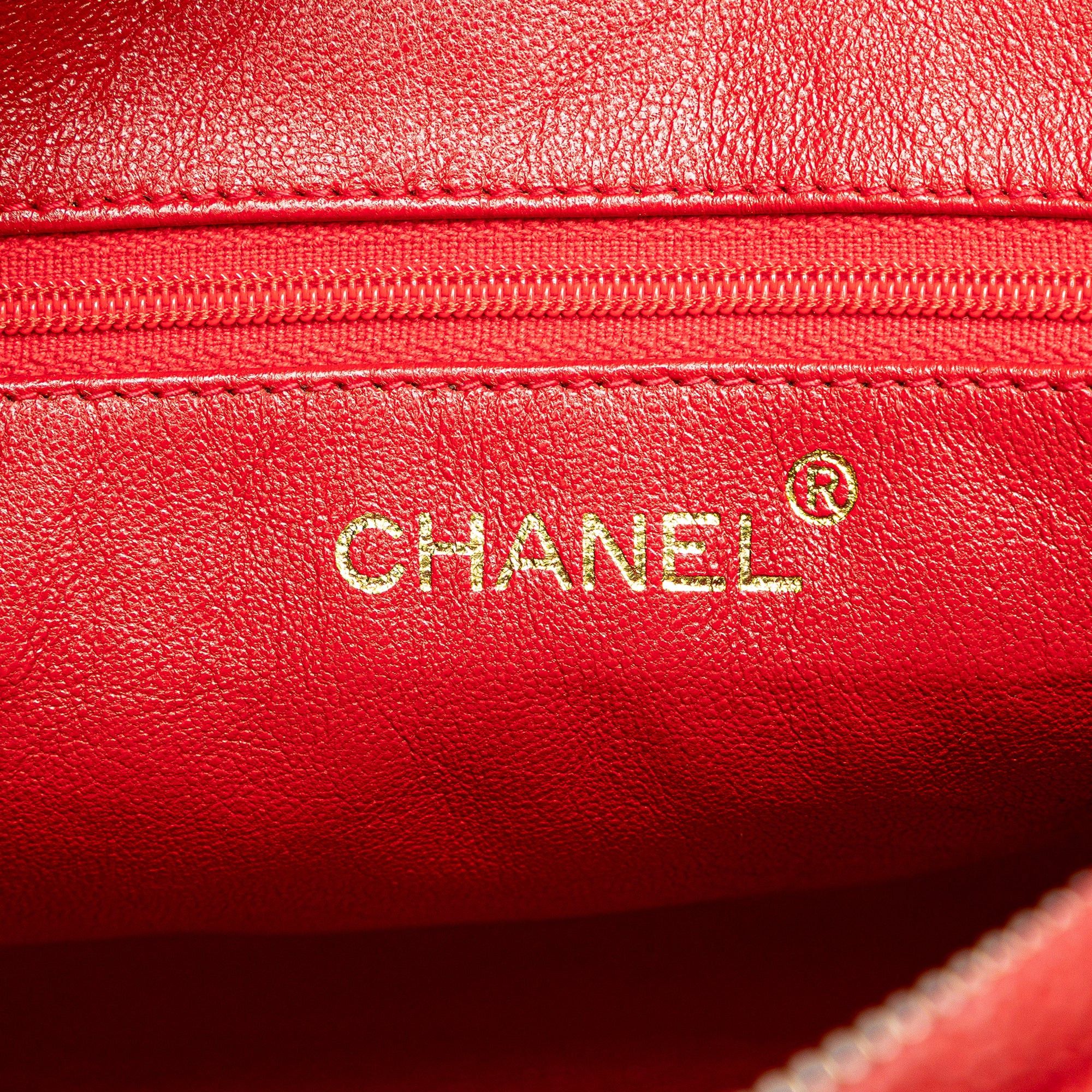 Chanel Chanel CC Quilted Caviar Chain Camera Bag Red Size ONE SIZE - 5 Thumbnail