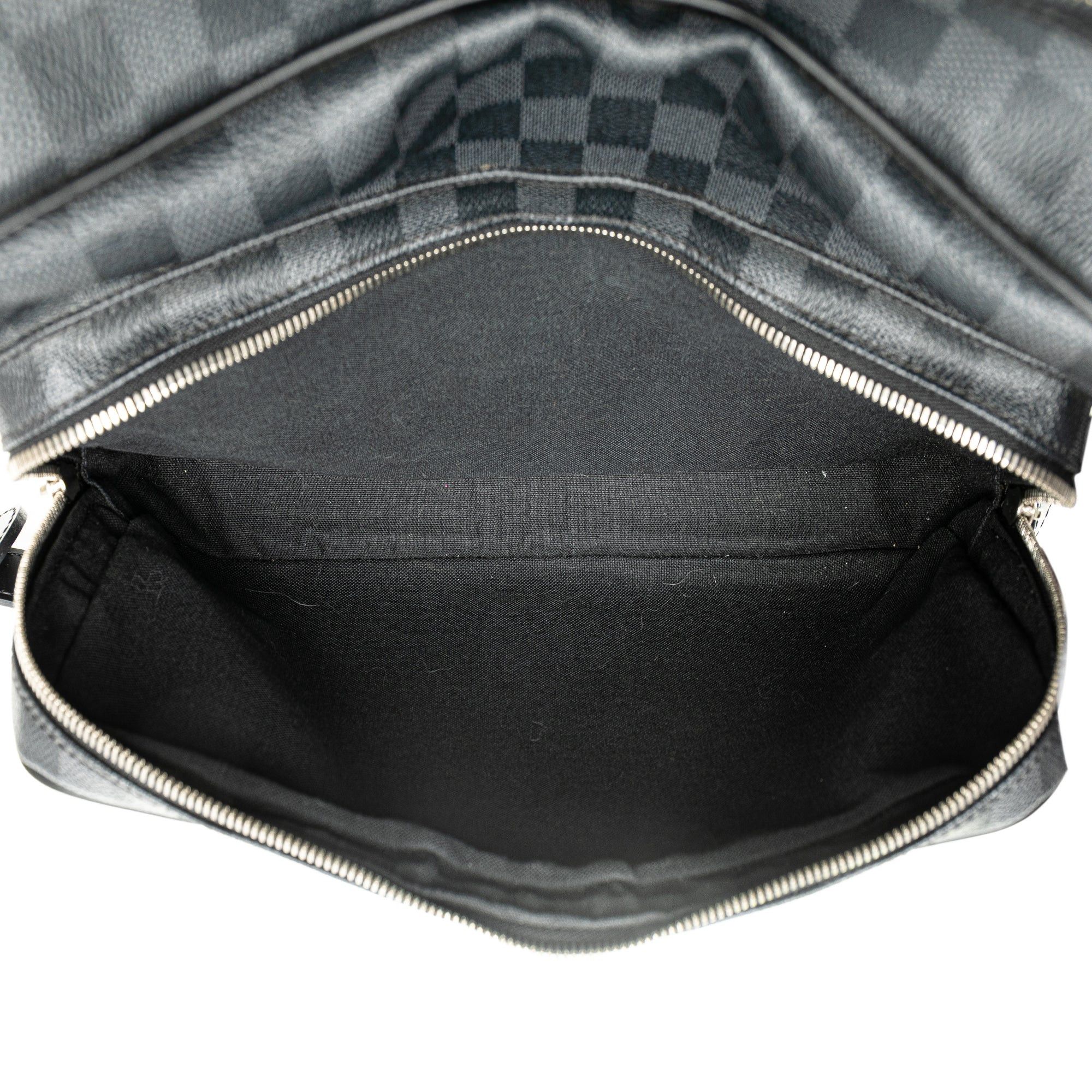 Louis Vuitton Louis Vuitton Damier Graphite Bag Leoh Black Size ONE SIZE - 5 Thumbnail