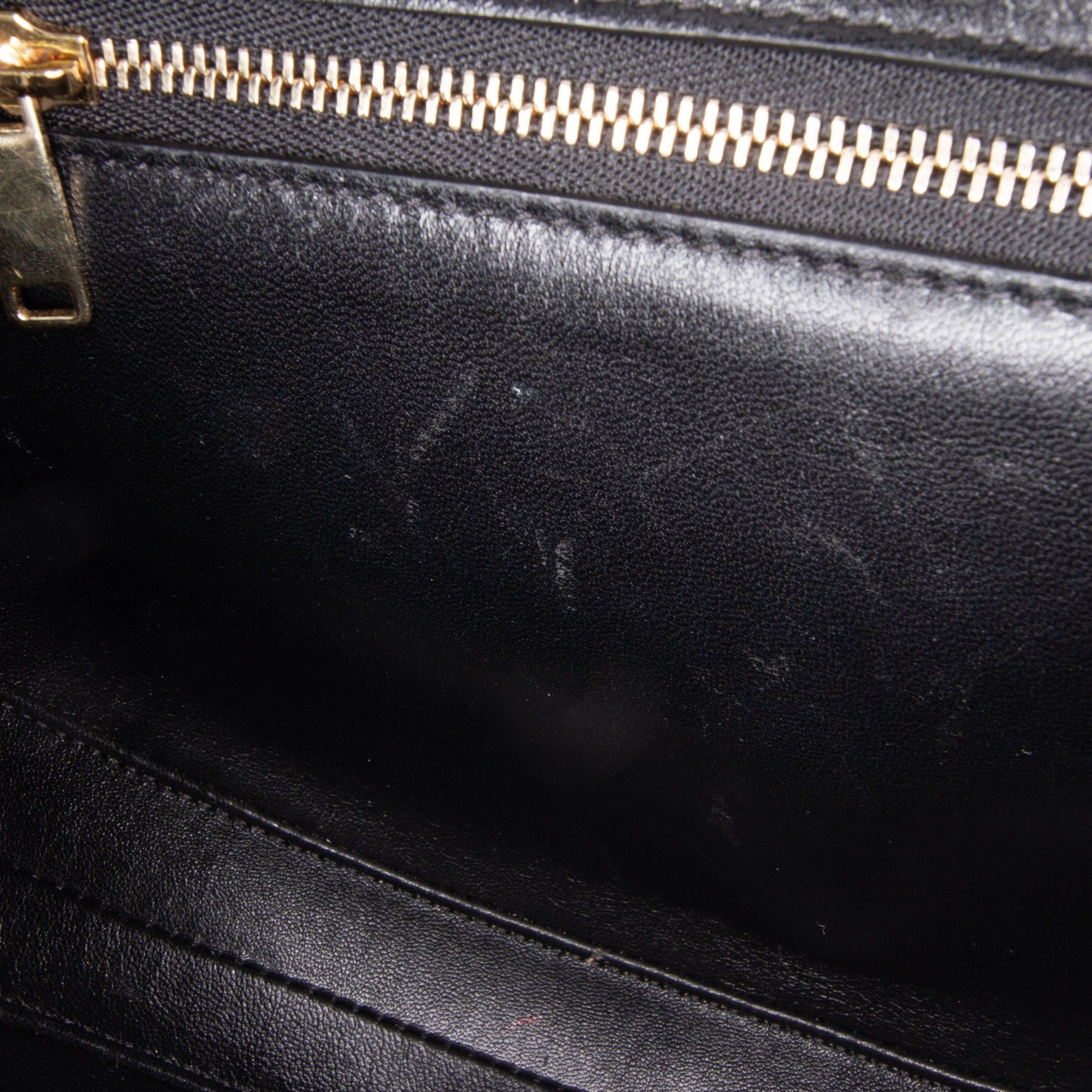 Celine Celine Medium Leather Besace 16 Crossbody Black Size ONE SIZE - 10 Thumbnail