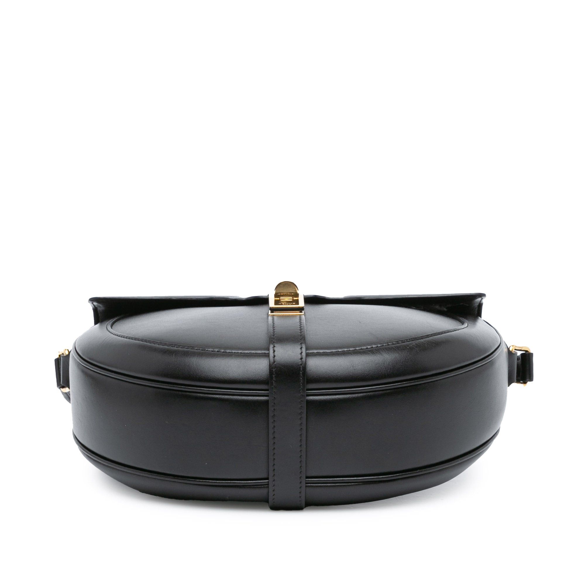 Celine Celine Medium Leather Besace 16 Crossbody Black Size ONE SIZE - 3 Thumbnail