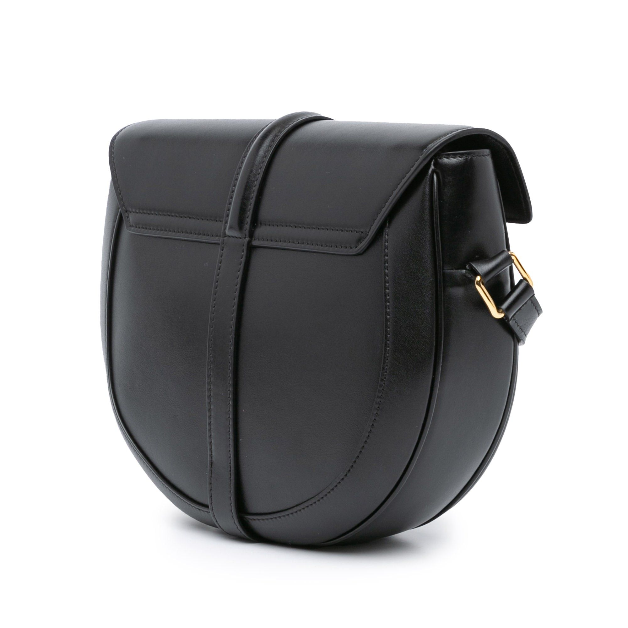 Celine Celine Medium Leather Besace 16 Crossbody Black Size ONE SIZE - 2 Thumbnail