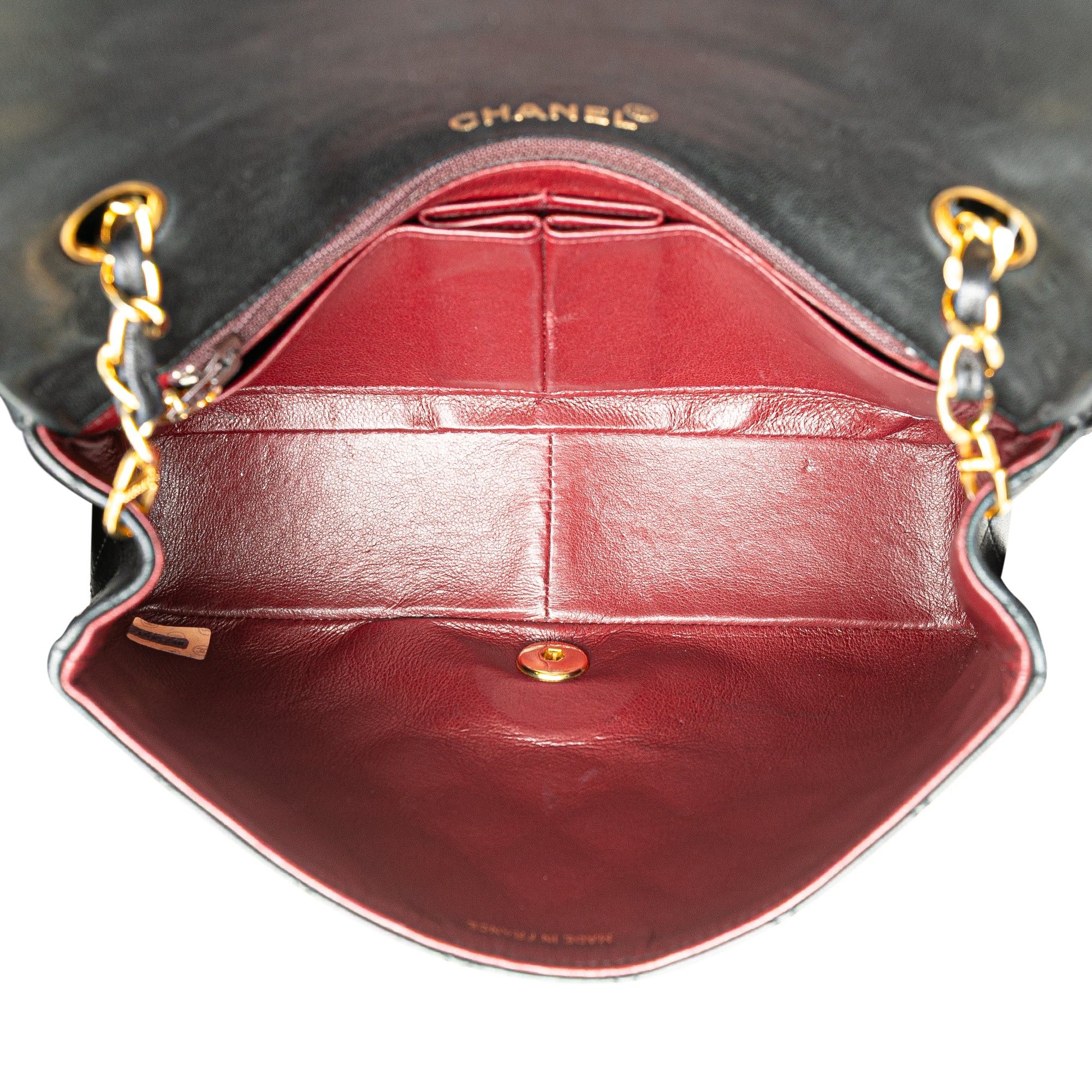 Chanel Chanel CC Quilted Lambskin Full Flap Black Size ONE SIZE - 4 Thumbnail