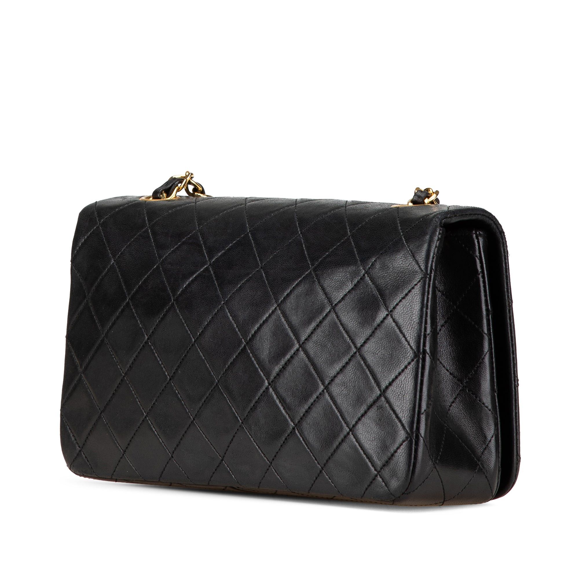 Chanel Chanel CC Quilted Lambskin Full Flap Black Size ONE SIZE - 2 Thumbnail