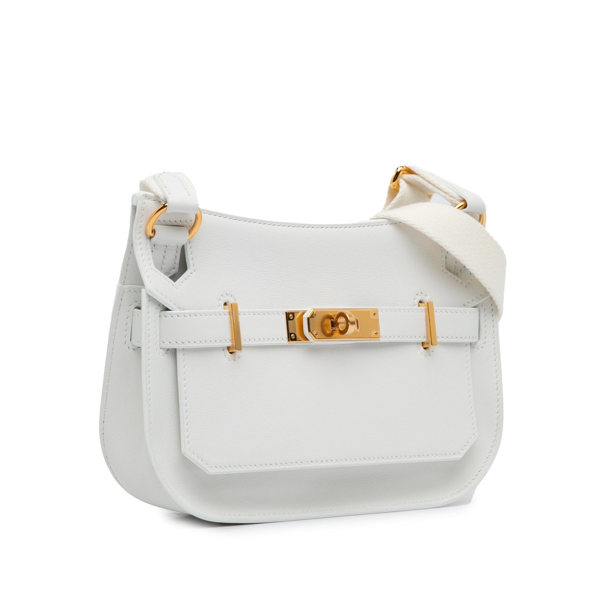 Hermes Hermès Evercolor Mini Jypsiére White Size ONE SIZE - 2 Thumbnail