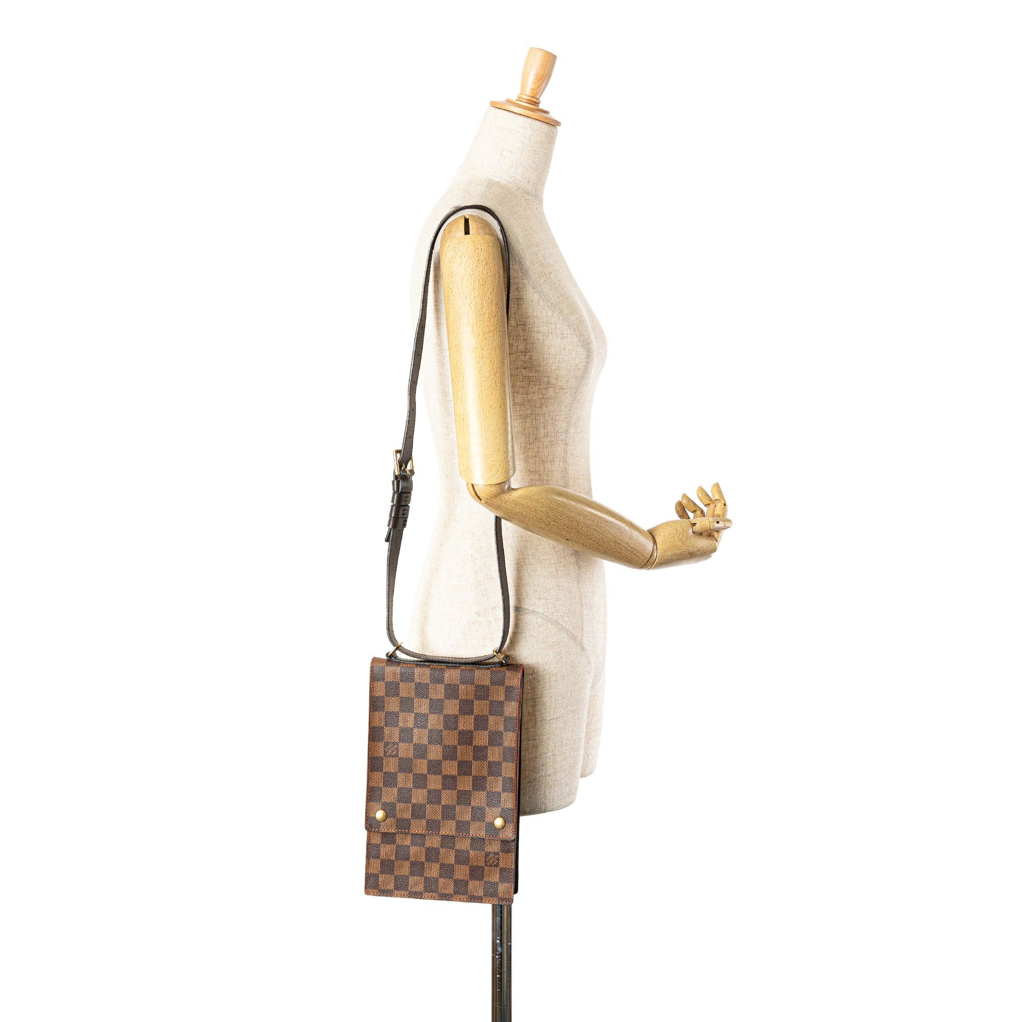 Louis Vuitton Louis Vuitton Damier Ebene Portobello Brown Size ONE SIZE - 7 Thumbnail