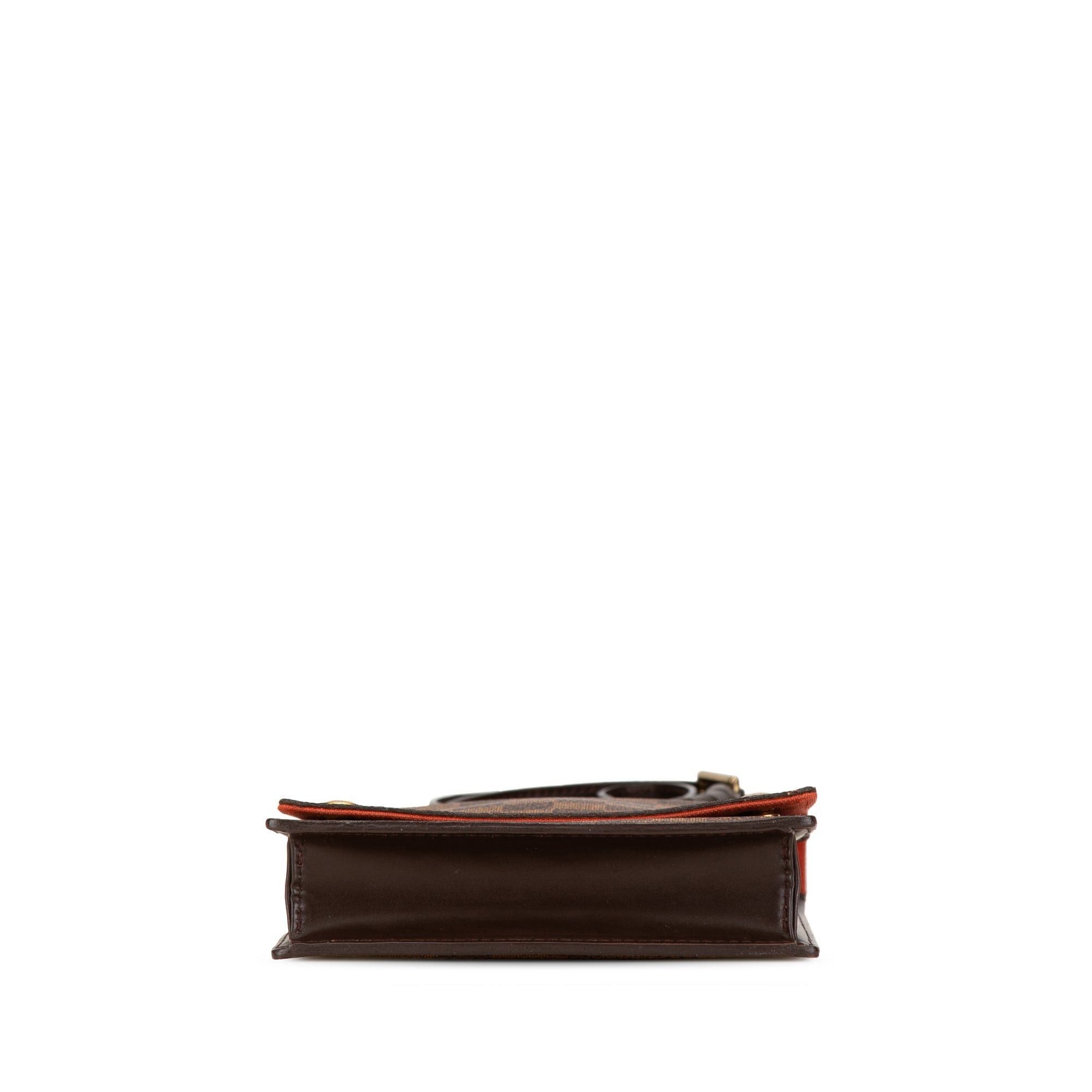 Louis Vuitton Louis Vuitton Damier Ebene Portobello Brown Size ONE SIZE - 3 Thumbnail