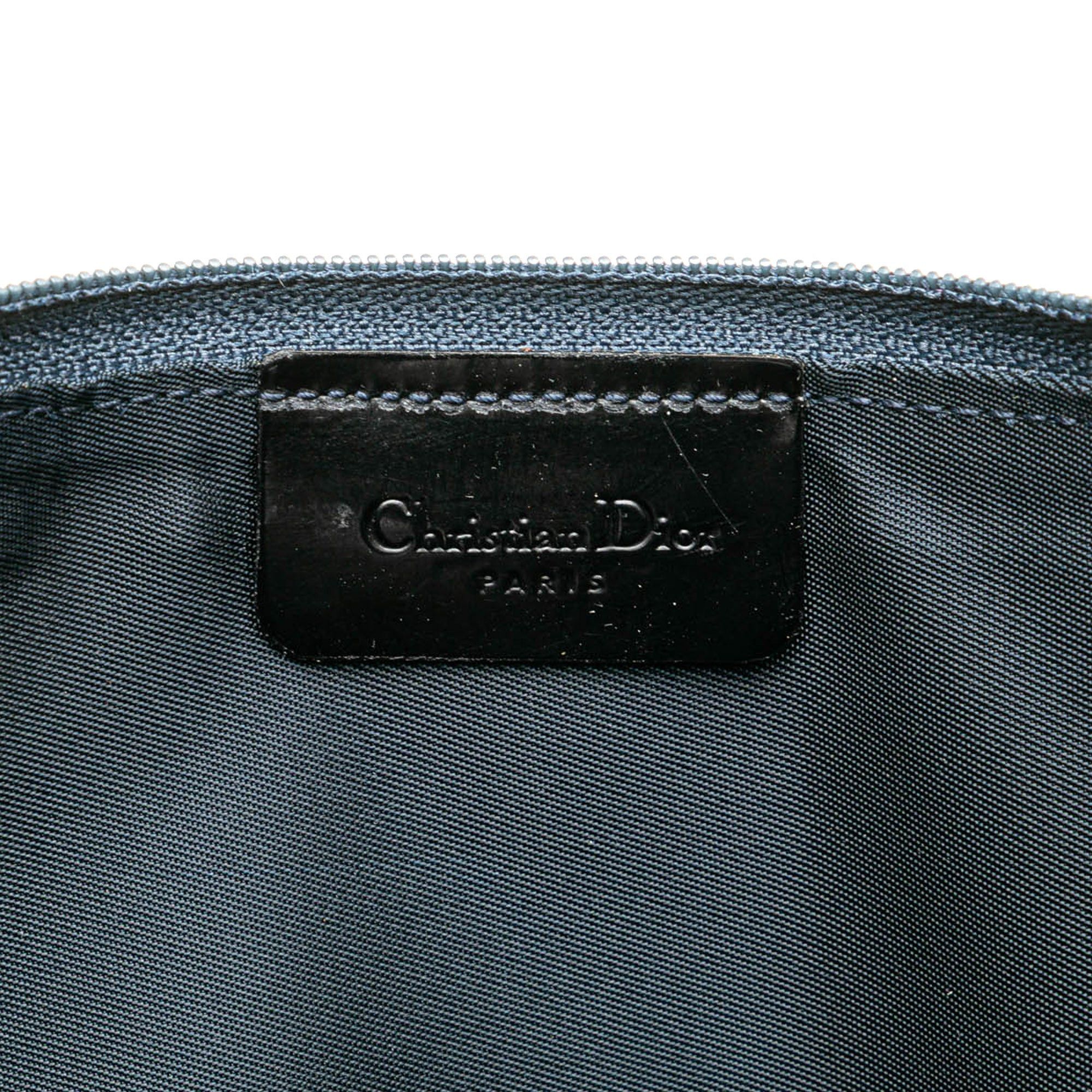 Dior Dior Oblique Canvas Clutch Blue Size ONE SIZE - 5 Thumbnail