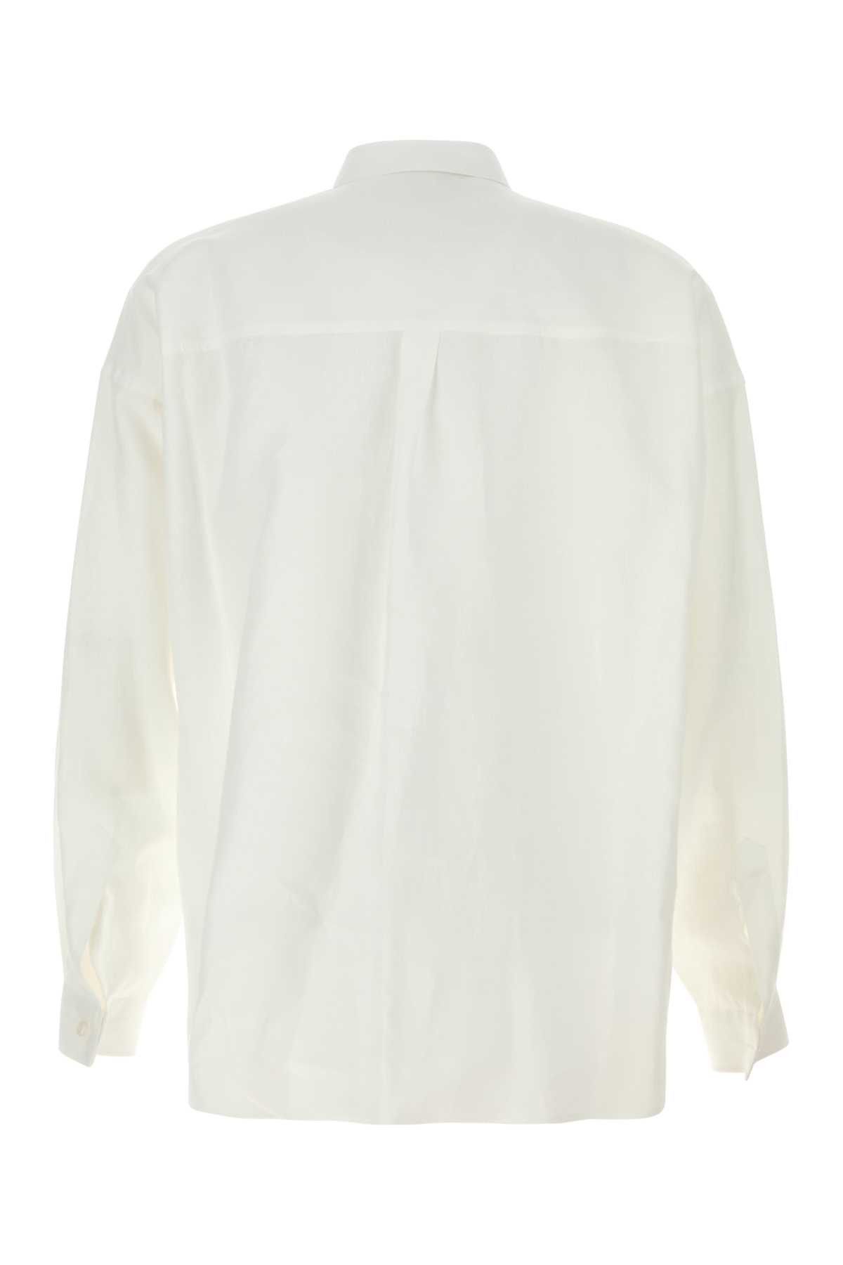 Dolce & Gabbana White Linen Shirt Size US XL / EU 56 / 4 - 2 Thumbnail