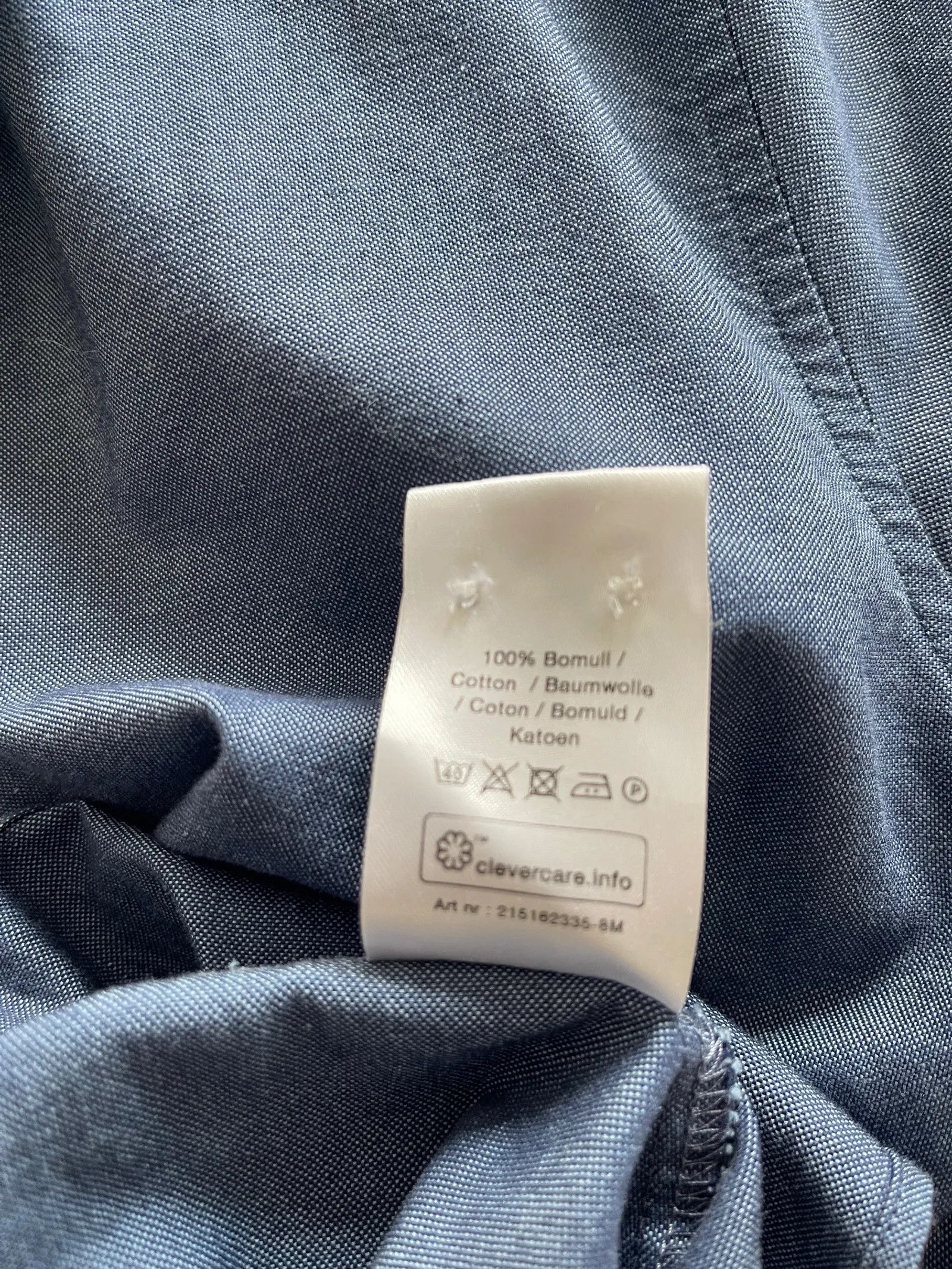 Other THE SHIRT FACTORY Tilde Boston Oxford Denimblå Skjorta Shirt Size M / US 6-8 / IT 42-44 - 4 Thumbnail