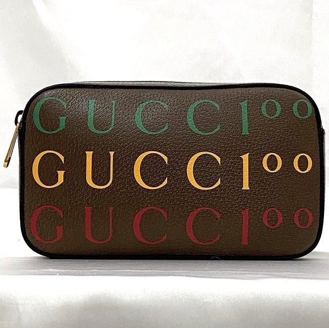 Gucci GUCCI Cross Body Bag Brown Leather Size ONE SIZE - 2 Thumbnail