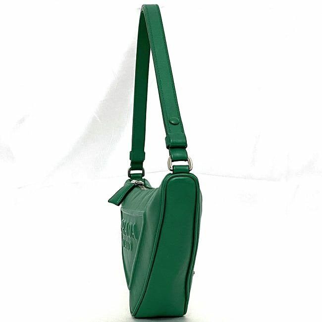 Prada PRADA Shoulder Bag Green Leather Size ONE SIZE - 3 Thumbnail