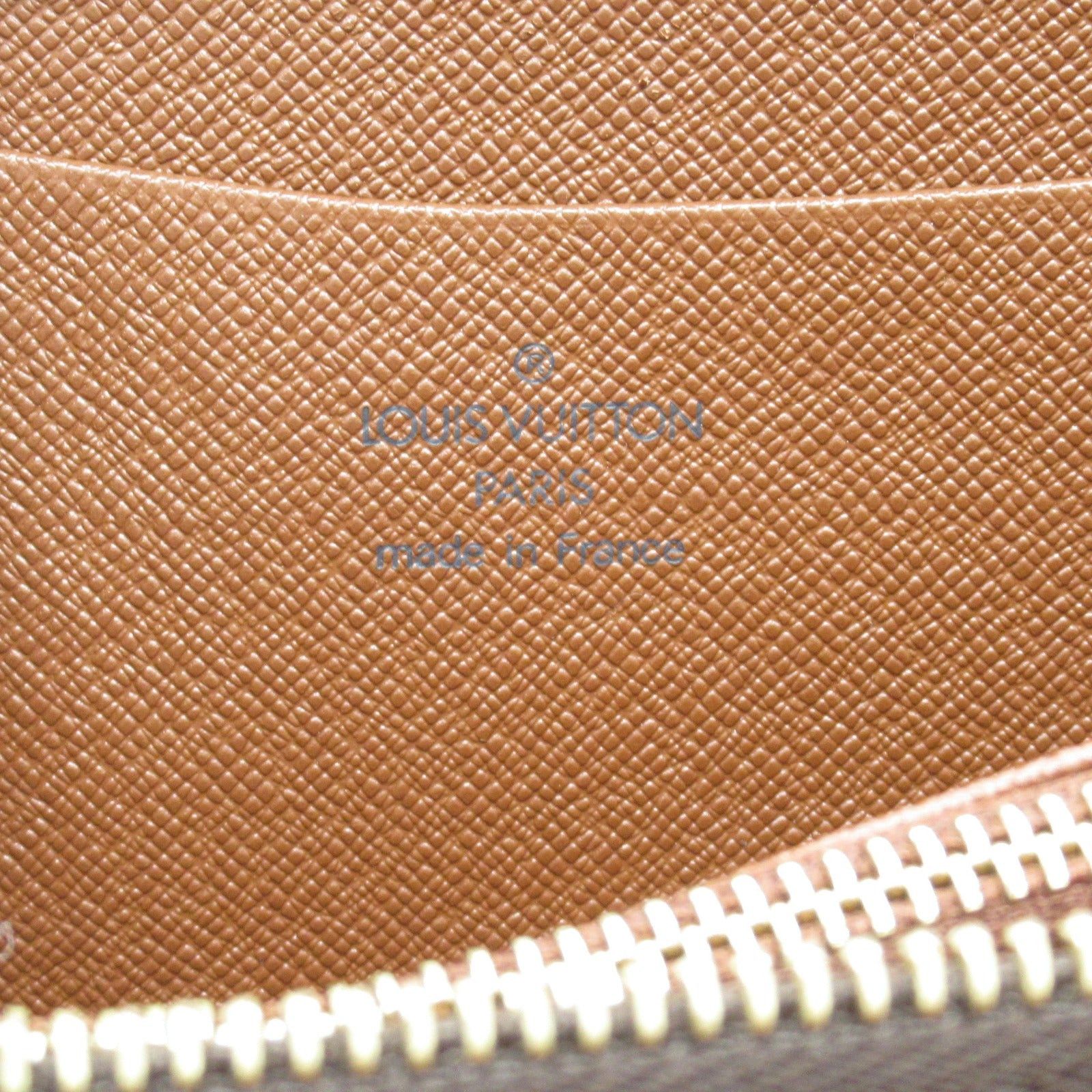 Louis Vuitton Louis Vuitton Portmonesip Round Long Wallet Zipper Coated Canvas Monogram Brown Size ONE SIZE - 6 Thumbnail