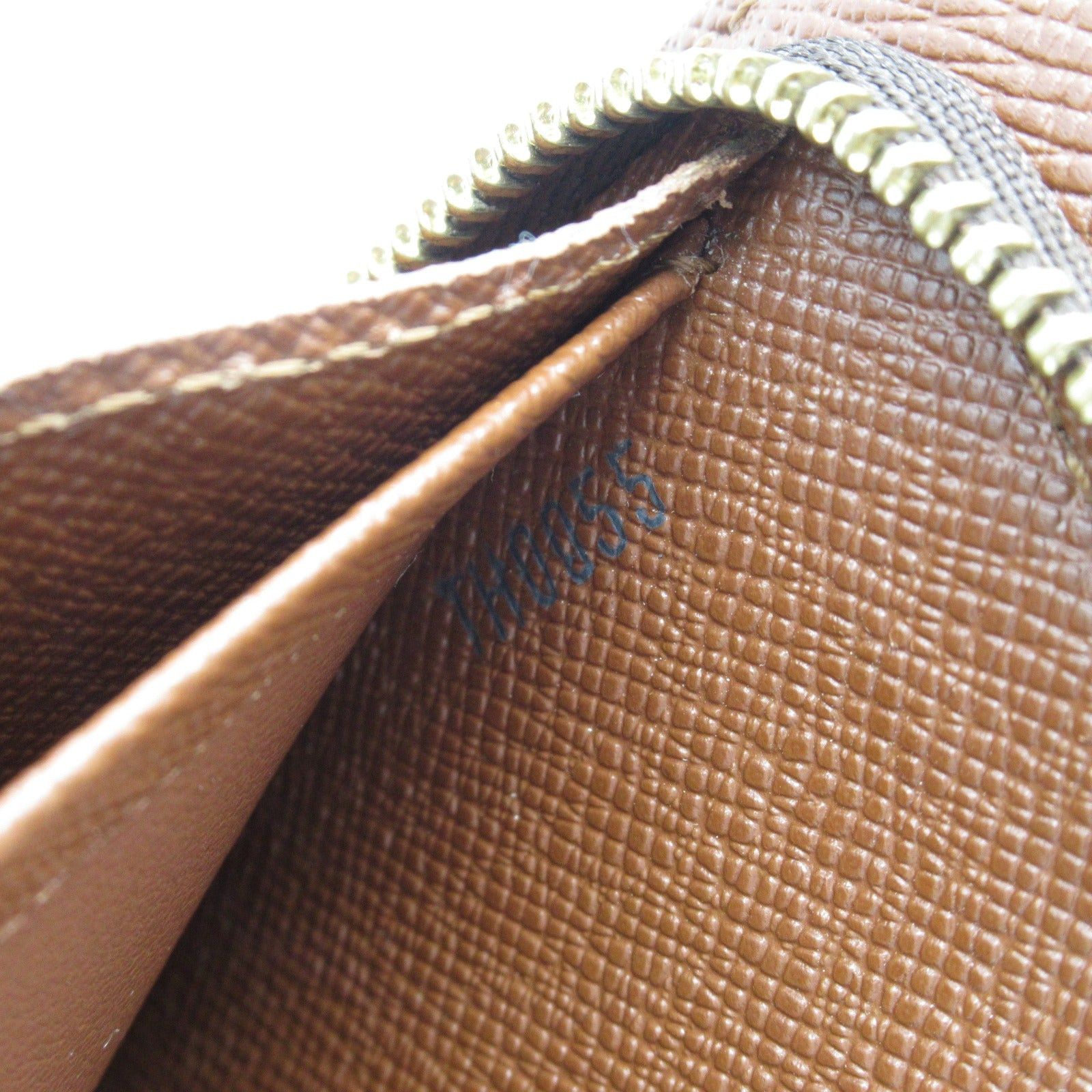 Louis Vuitton Louis Vuitton Portmonesip Round Long Wallet Zipper Coated Canvas Monogram Brown Size ONE SIZE - 7 Thumbnail