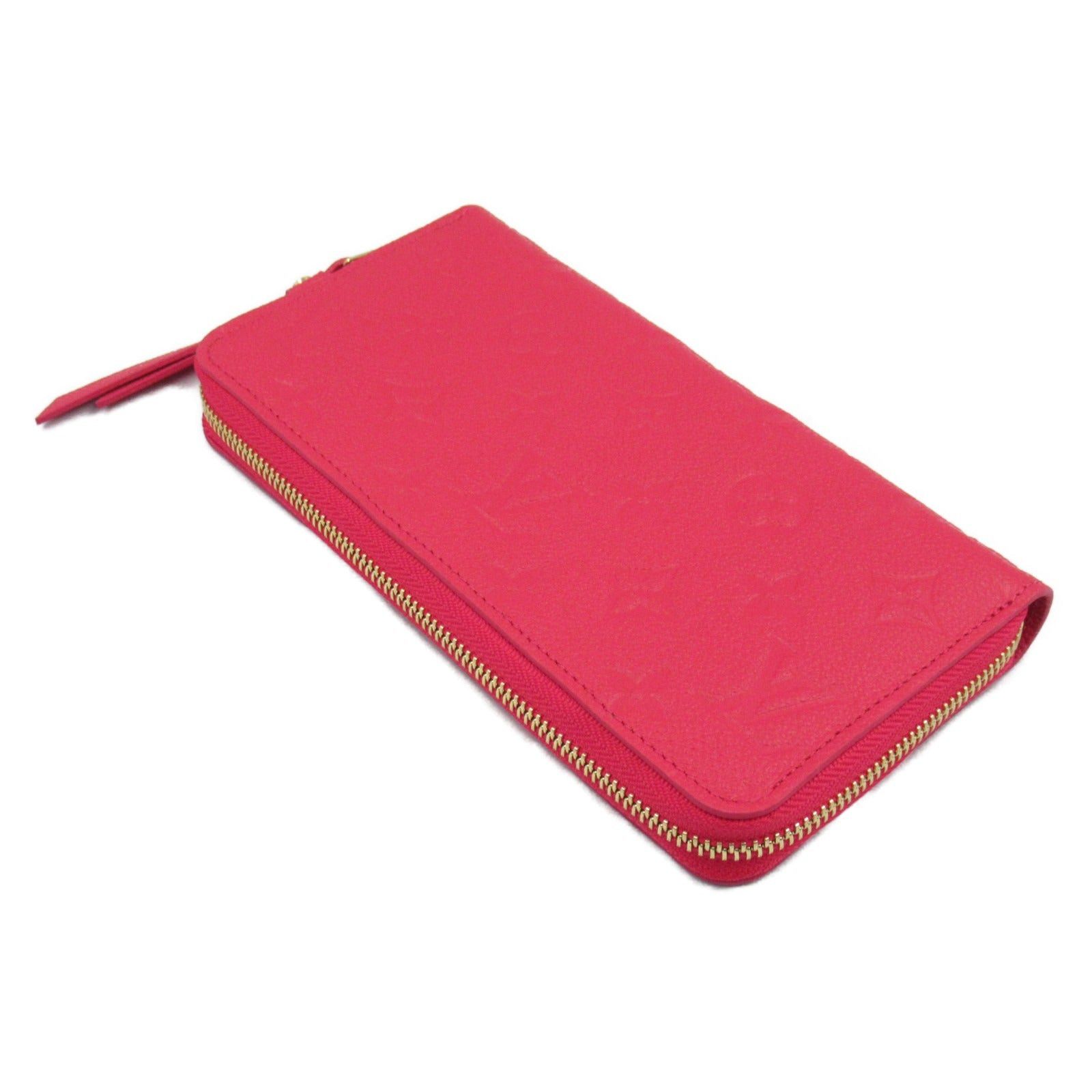 Louis Vuitton Louis Vuitton Zippy Wallet Round Long Zipper Leather Monogram Empreinte Red Daria Size ONE SIZE - 4 Thumbnail