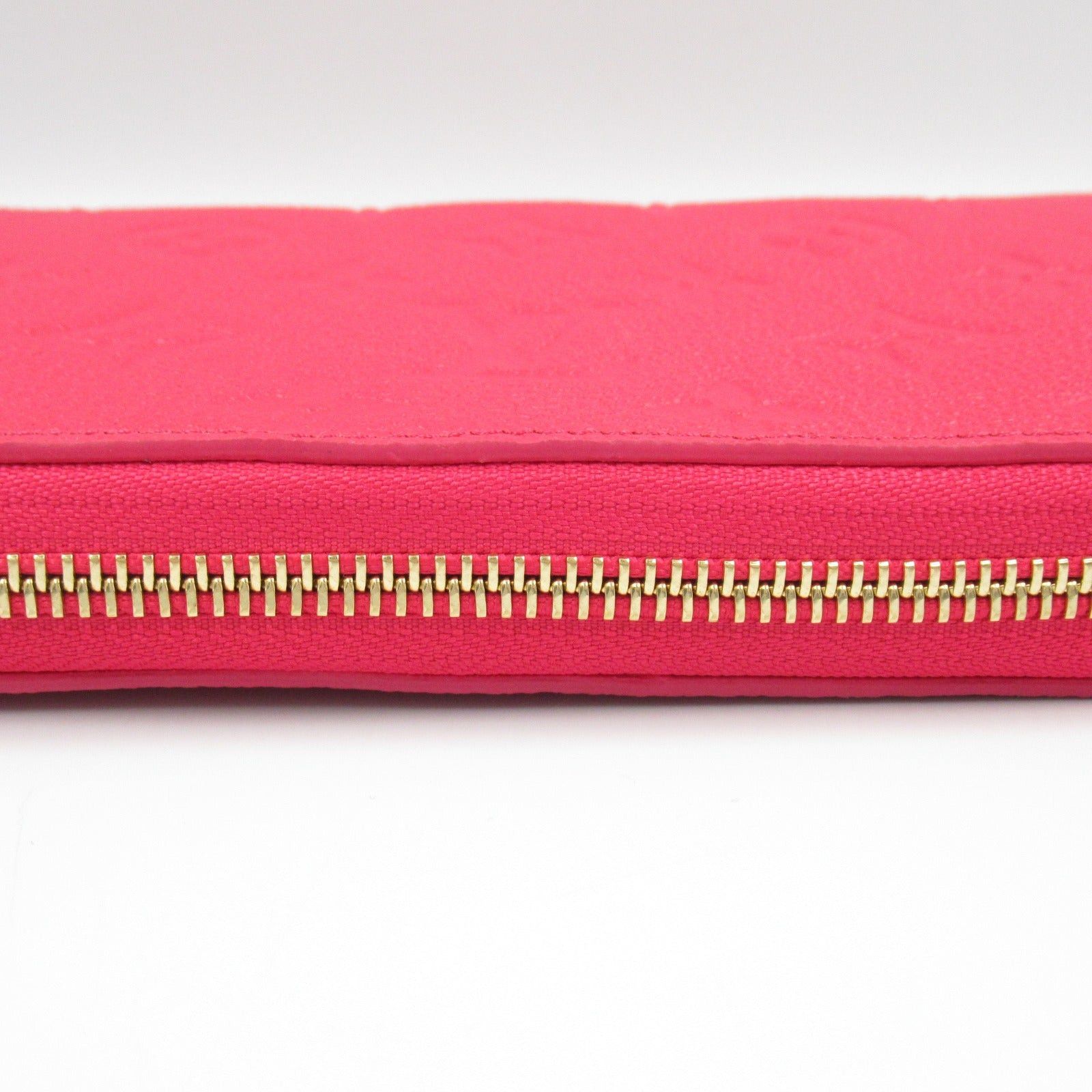 Louis Vuitton Louis Vuitton Zippy Wallet Round Long Zipper Leather Monogram Empreinte Red Daria Size ONE SIZE - 13 Thumbnail