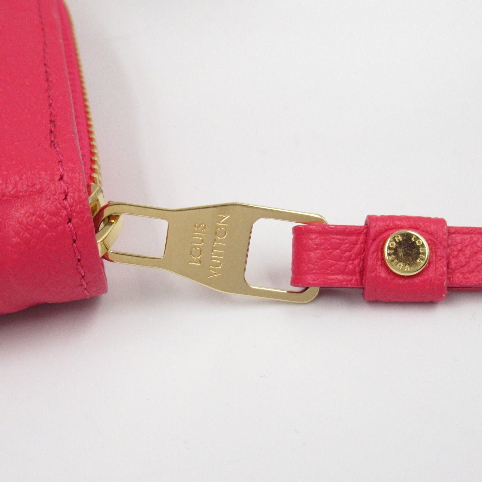 Louis Vuitton Louis Vuitton Zippy Wallet Round Long Zipper Leather Monogram Empreinte Red Daria Size ONE SIZE - 9 Thumbnail