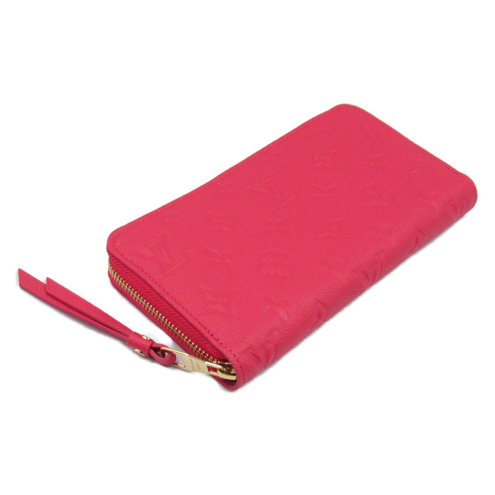 Louis Vuitton Louis Vuitton Zippy Wallet Round Long Zipper Leather Monogram Empreinte Red Daria Size ONE SIZE - 3 Thumbnail