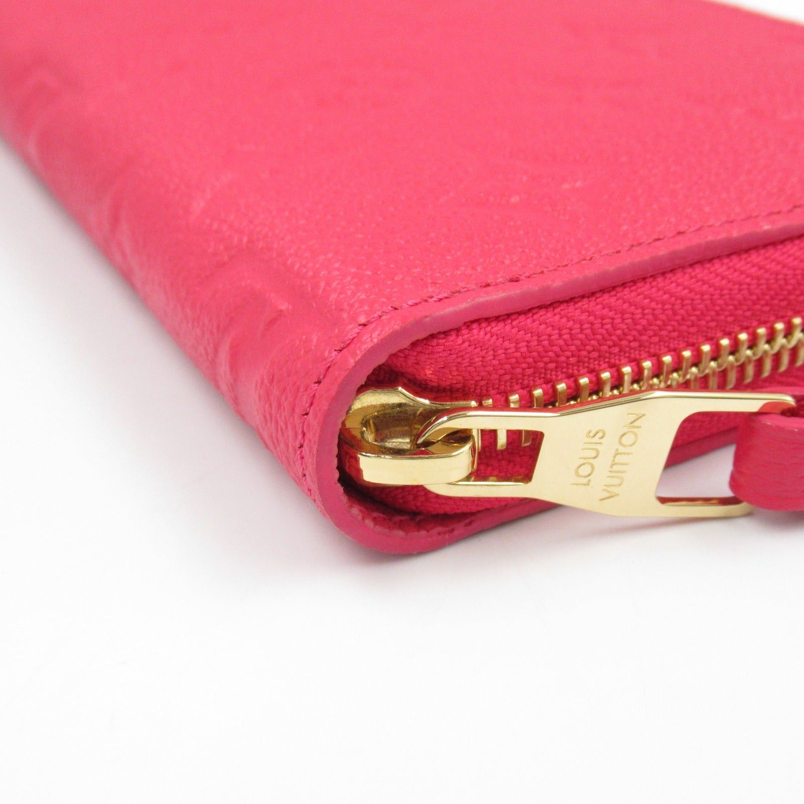Louis Vuitton Louis Vuitton Zippy Wallet Round Long Zipper Leather Monogram Empreinte Red Daria Size ONE SIZE - 11 Thumbnail