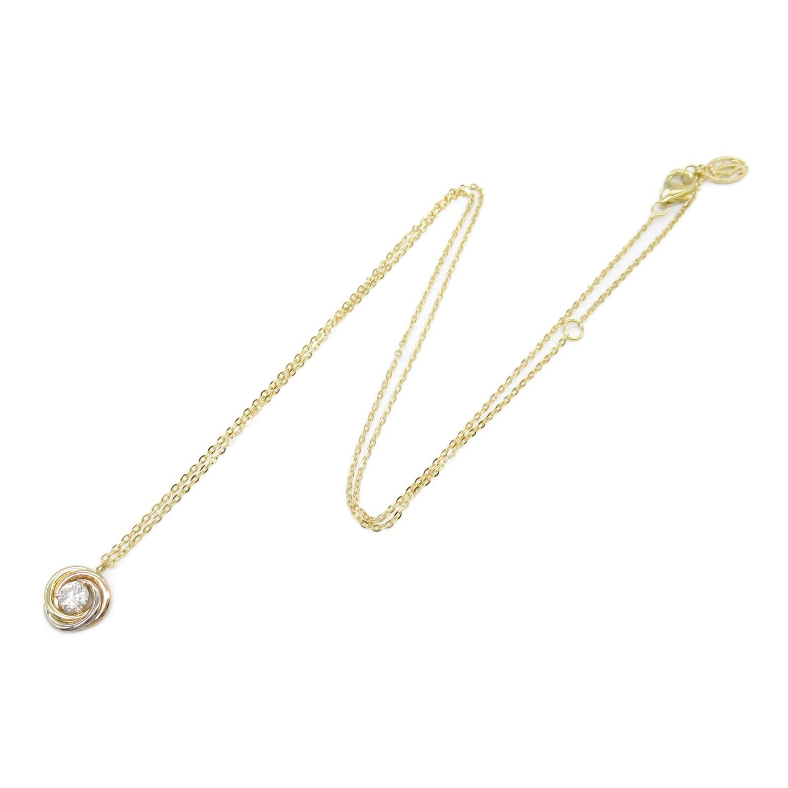 Cartier Cartier Trinity Necklace Diamond K18 (Yellow Gold) K18Wg (White (Pink Gold)/Diamond Clear Size ONE SIZE - 3 Thumbnail