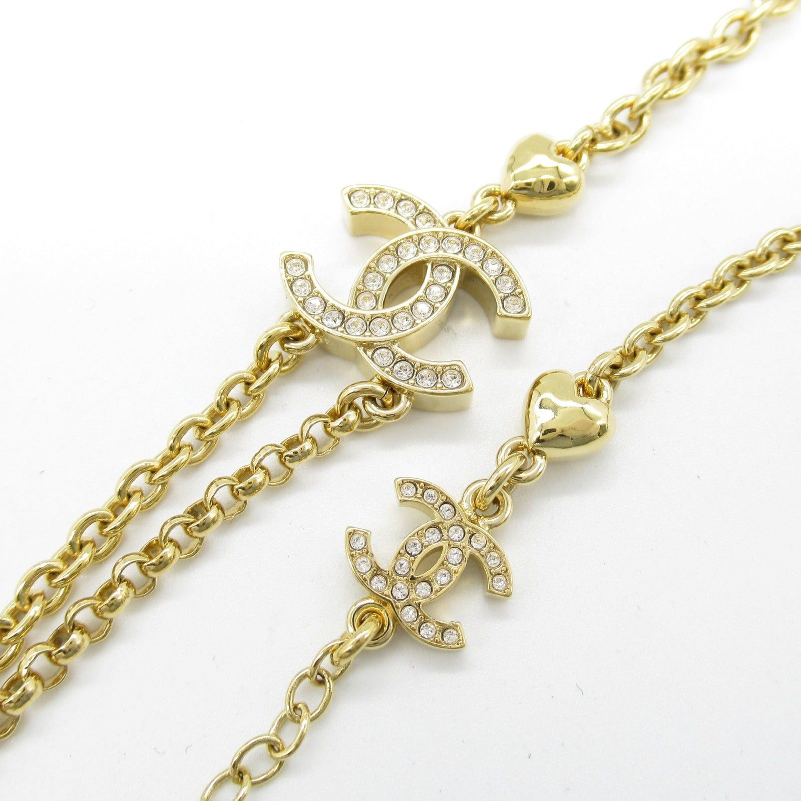 Chanel Chanel Coco Mark Long Necklace Gp (Gold Plated) Stone Gold Size ONE SIZE - 5 Thumbnail
