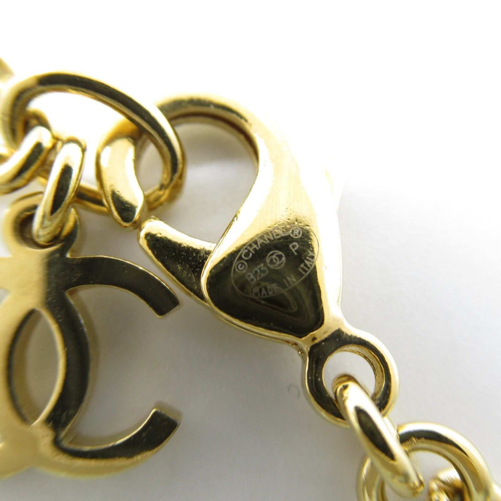 Chanel Chanel Coco Mark Long Necklace Gp (Gold Plated) Stone Gold Size ONE SIZE - 4 Thumbnail