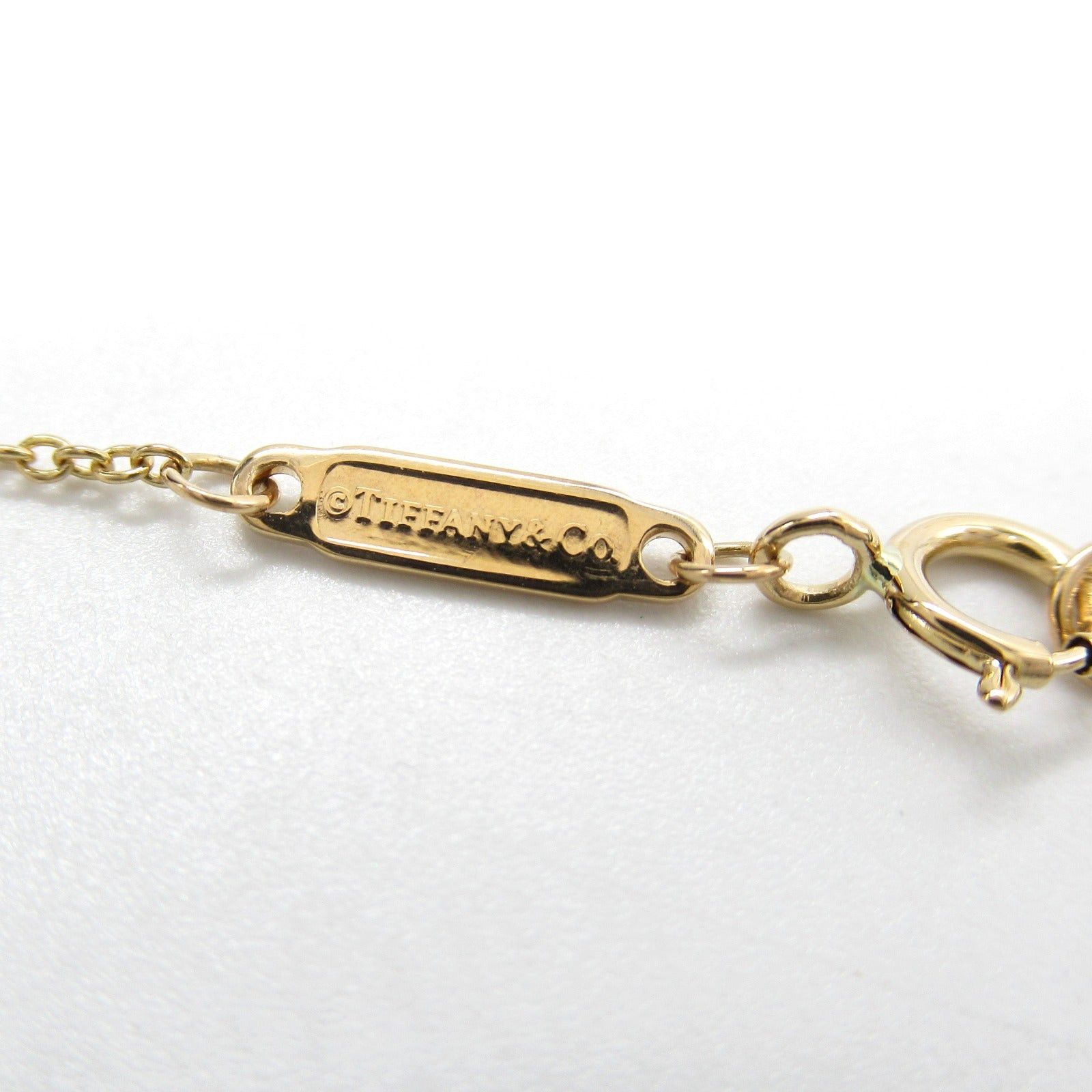 Tiffany & Co. Tiffany Co T Smile Mini Necklace K18Pg (Pink Gold) Gold Size ONE SIZE - 4 Thumbnail