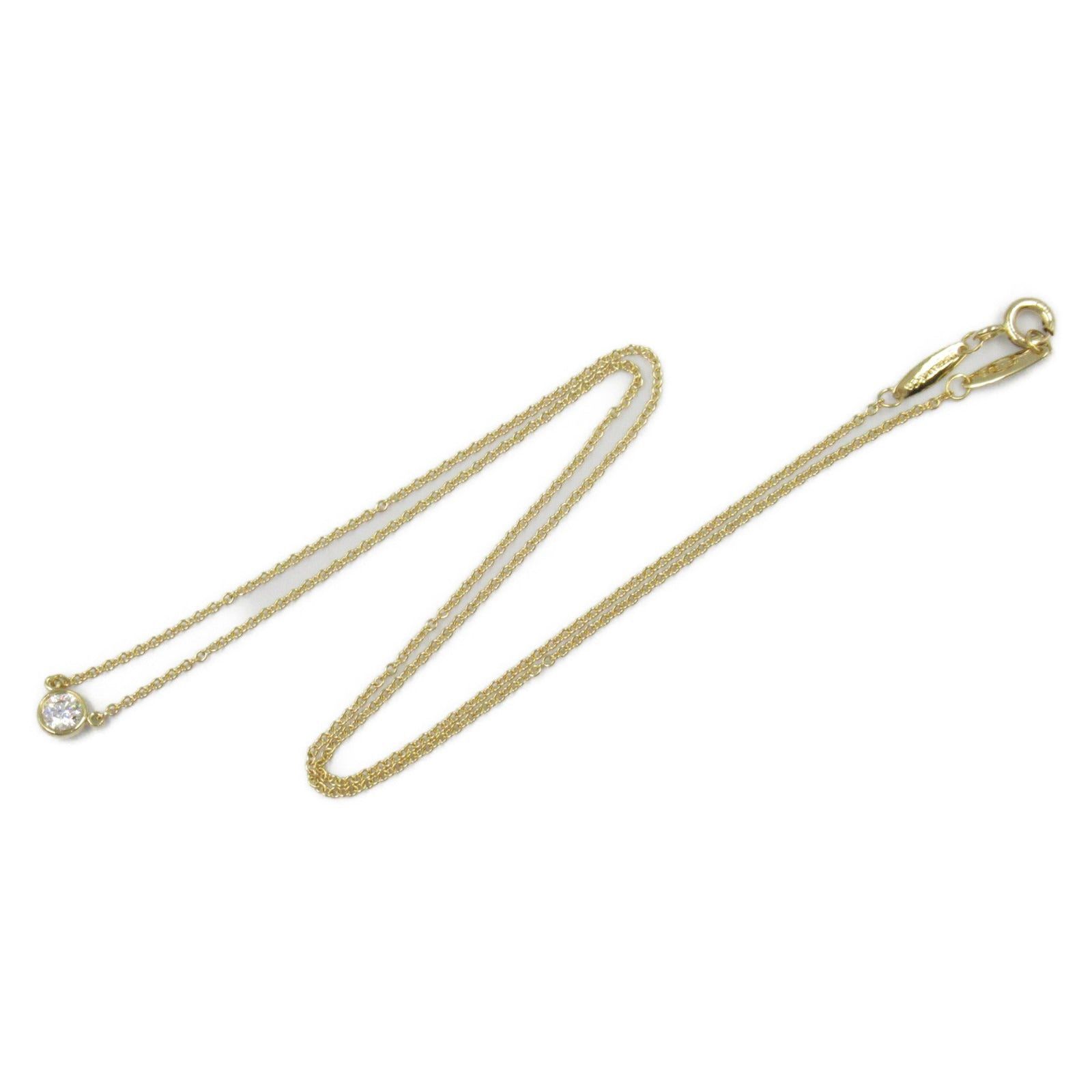 Tiffany & Co. Tiffany Co By The Yard Necklace K18 (Yellow Gold) Diamond Clear Size ONE SIZE - 3 Thumbnail