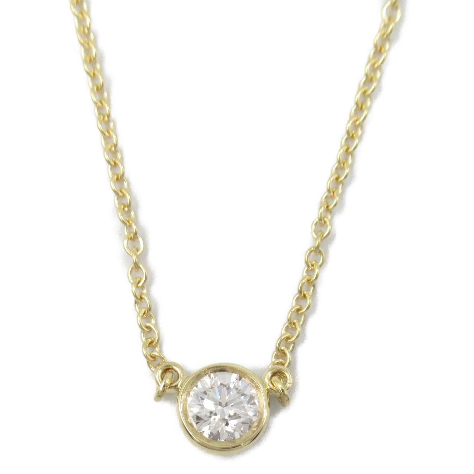 Tiffany & Co. Tiffany Co By The Yard Necklace K18 (Yellow Gold) Diamond Clear Size ONE SIZE - 2 Thumbnail