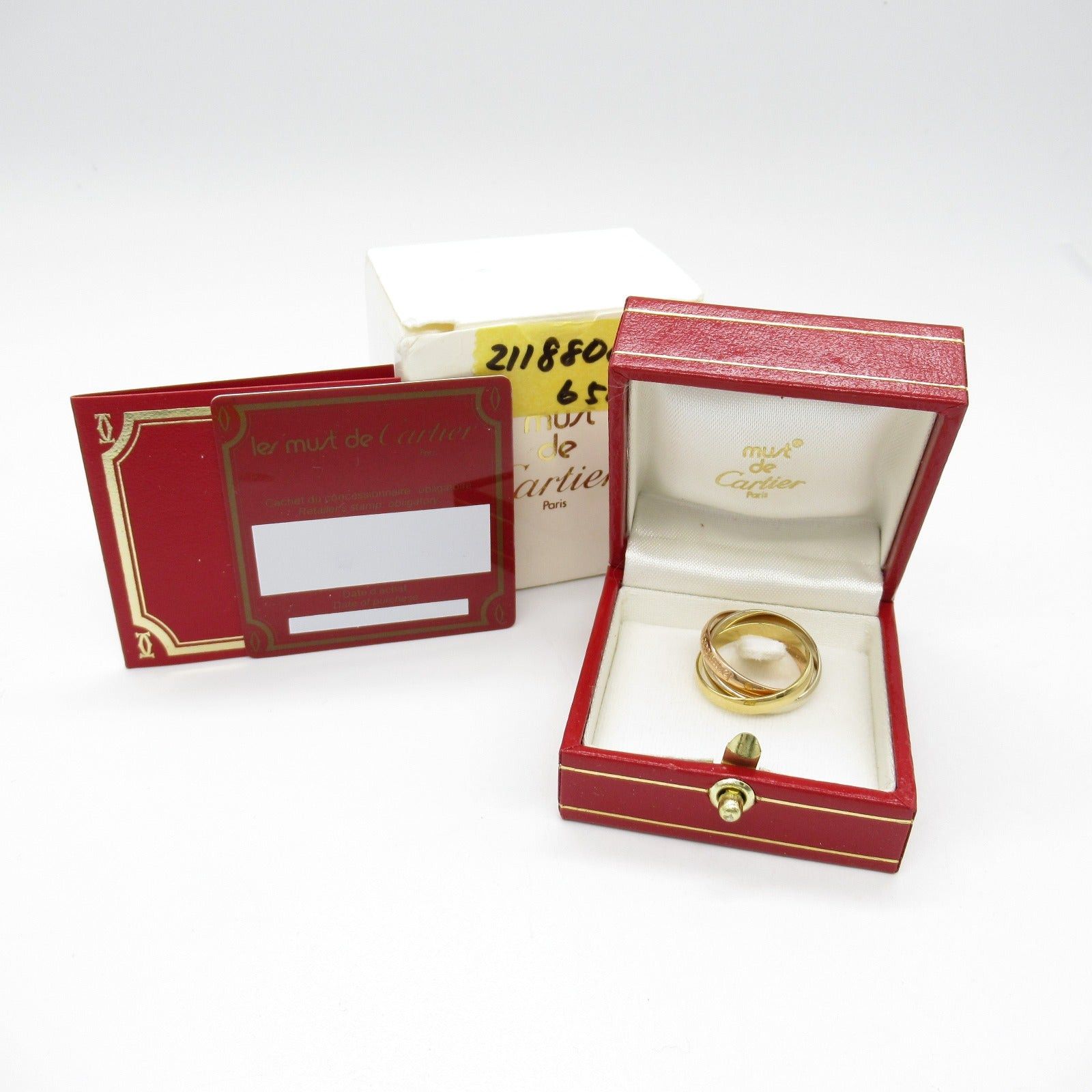 Cartier Cartier Trinity Ring K18 (Yellow Gold) K18Wg (White (Pink Gold Size ONE SIZE - 4 Thumbnail