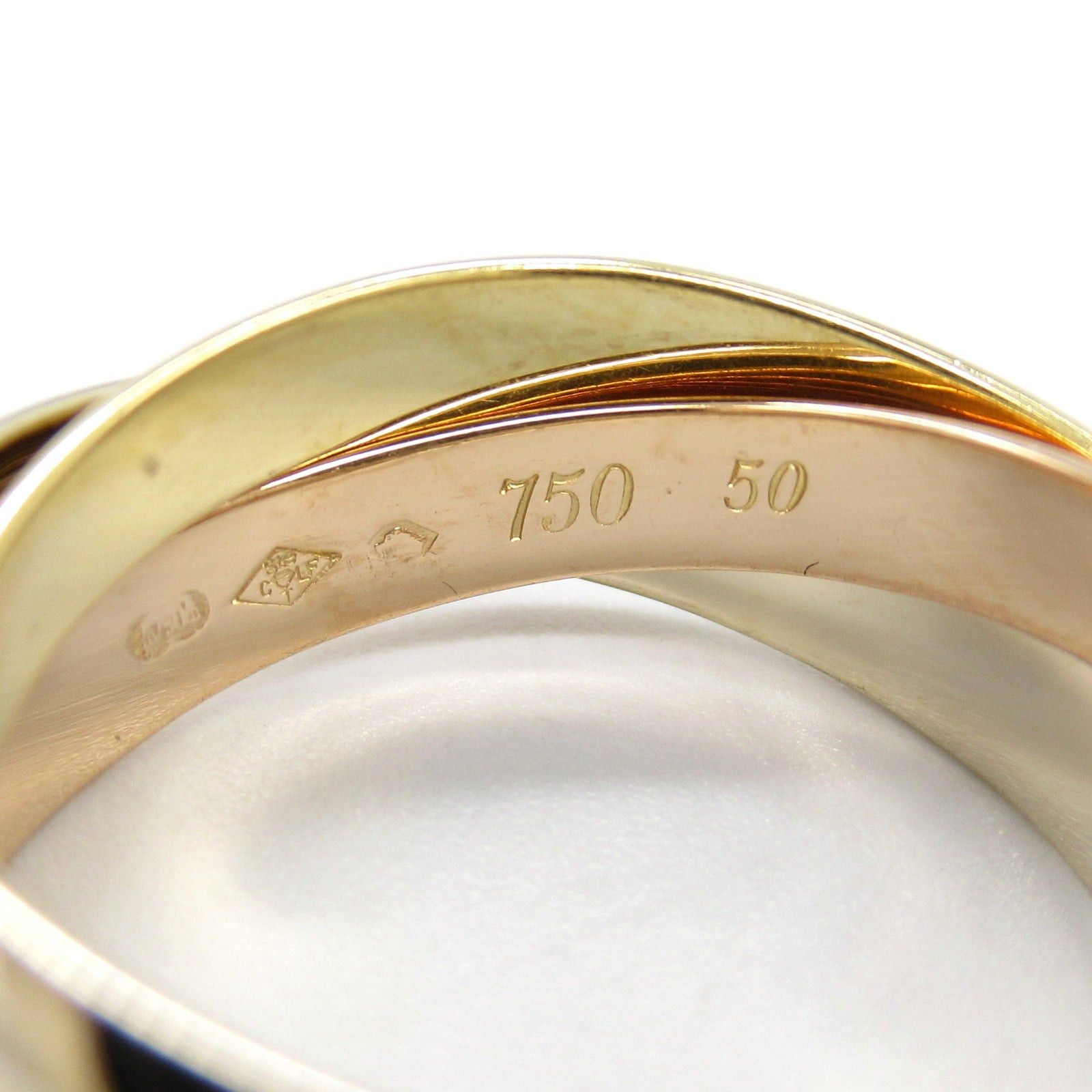 Cartier Cartier Trinity Ring K18 (Yellow Gold) K18Wg (White (Pink Gold Size ONE SIZE - 3 Thumbnail