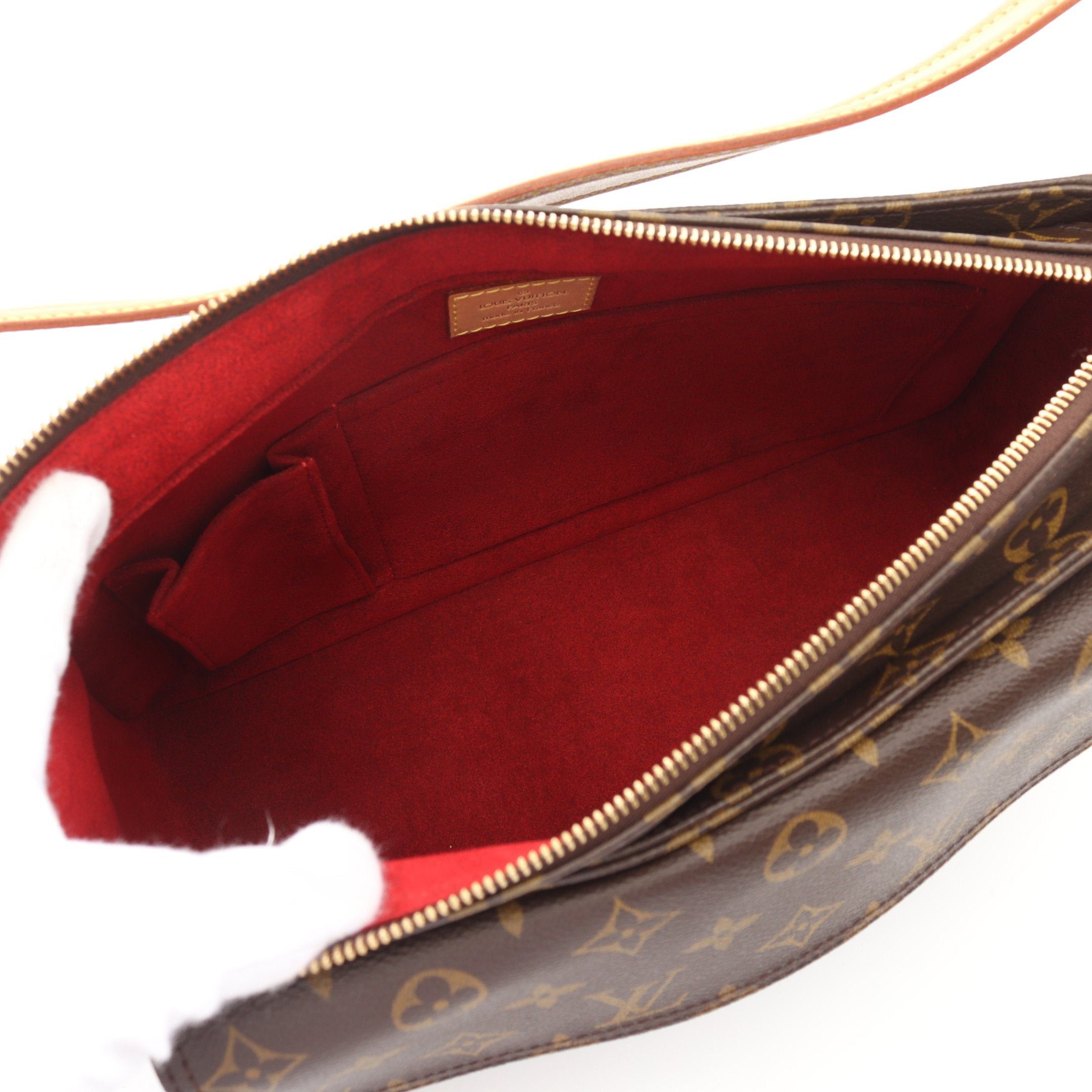 Louis Vuitton Louis Vuitton Vivacite Gm Monogram Shoulder Bag Leather Brown Size ONE SIZE - 3 Thumbnail