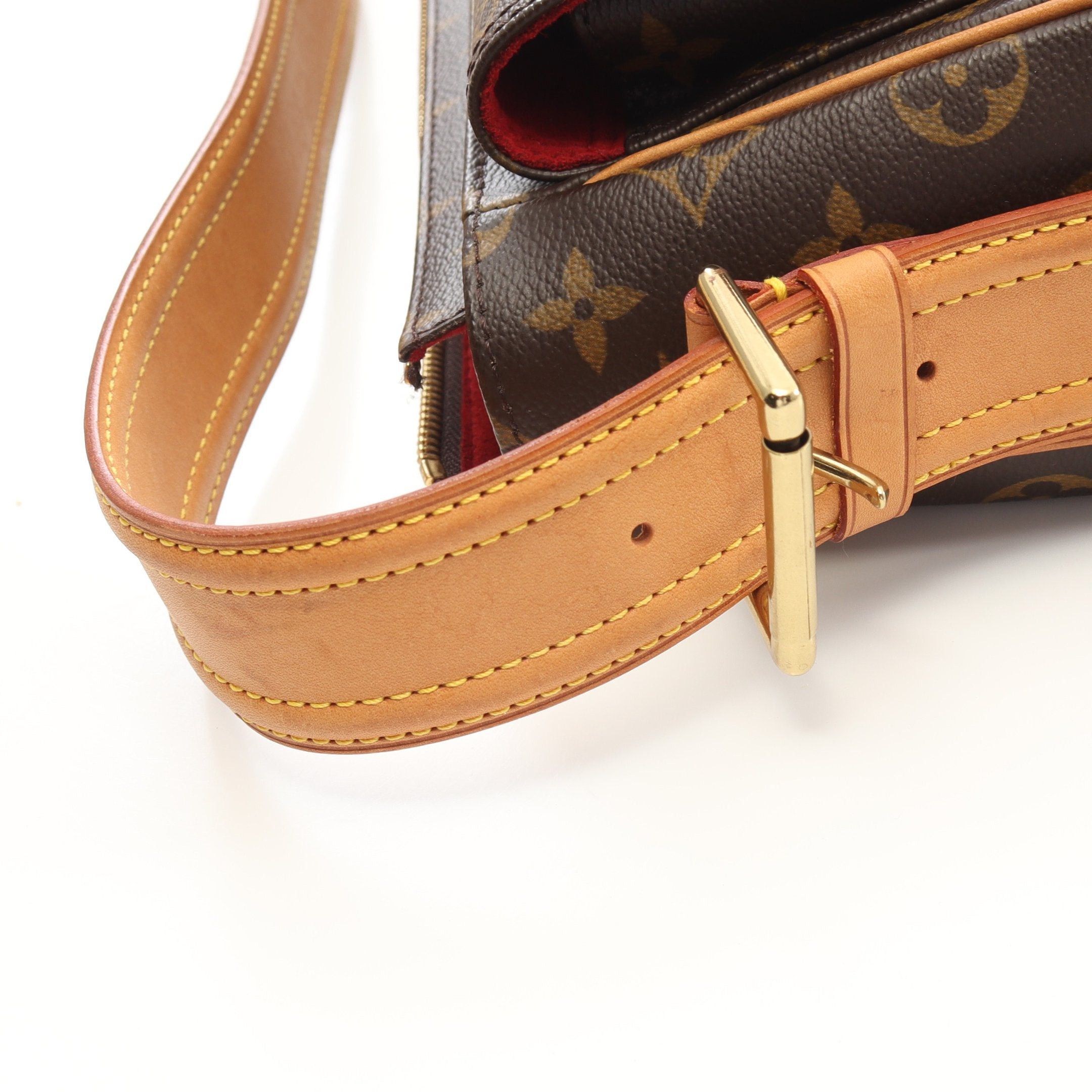 Louis Vuitton Louis Vuitton Vivacite Gm Monogram Shoulder Bag Leather Brown Size ONE SIZE - 9 Thumbnail