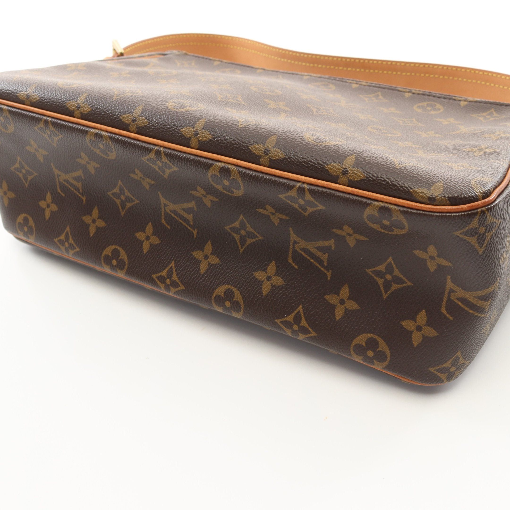 Louis Vuitton Louis Vuitton Vivacite Gm Monogram Shoulder Bag Leather Brown Size ONE SIZE - 8 Thumbnail