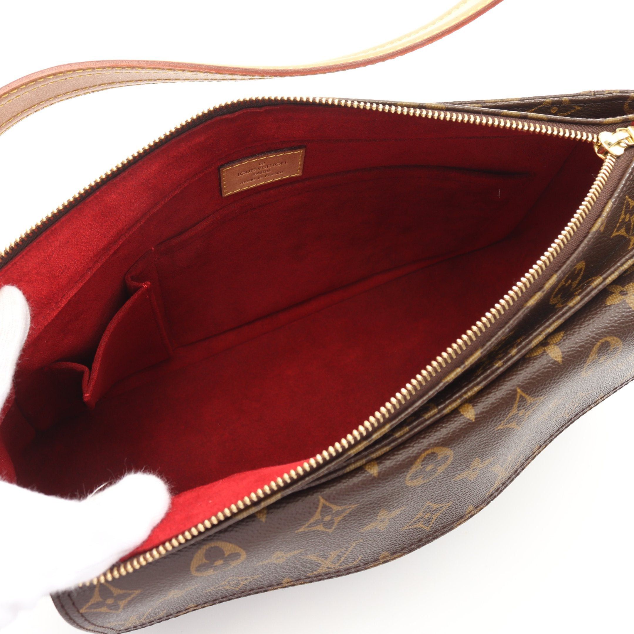Louis Vuitton Louis Vuitton Vivacite Gm Monogram Shoulder Bag Leather Brown Size ONE SIZE - 3 Thumbnail
