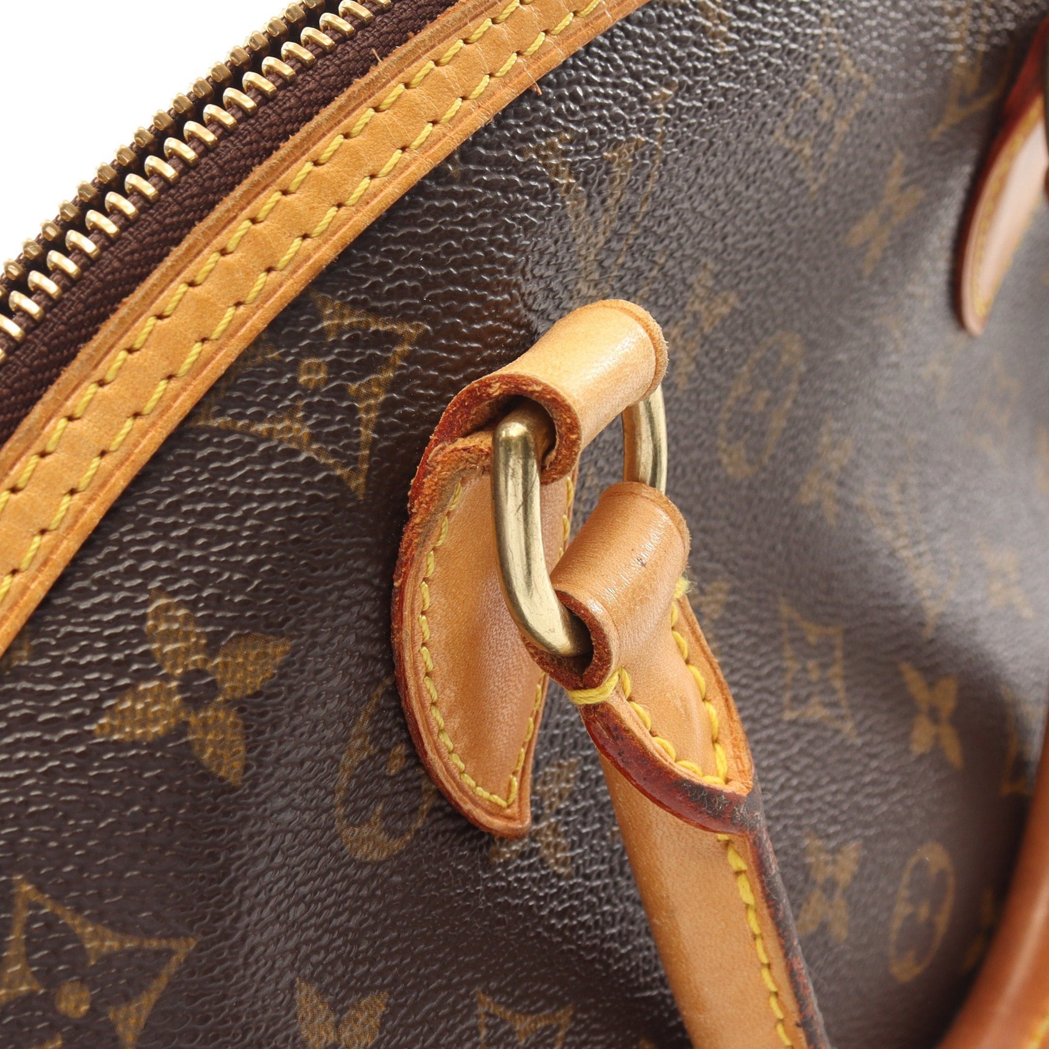 Louis Vuitton Louis Vuitton Lockit Monogram Handbag Leather Brown Size ONE SIZE - 10 Thumbnail