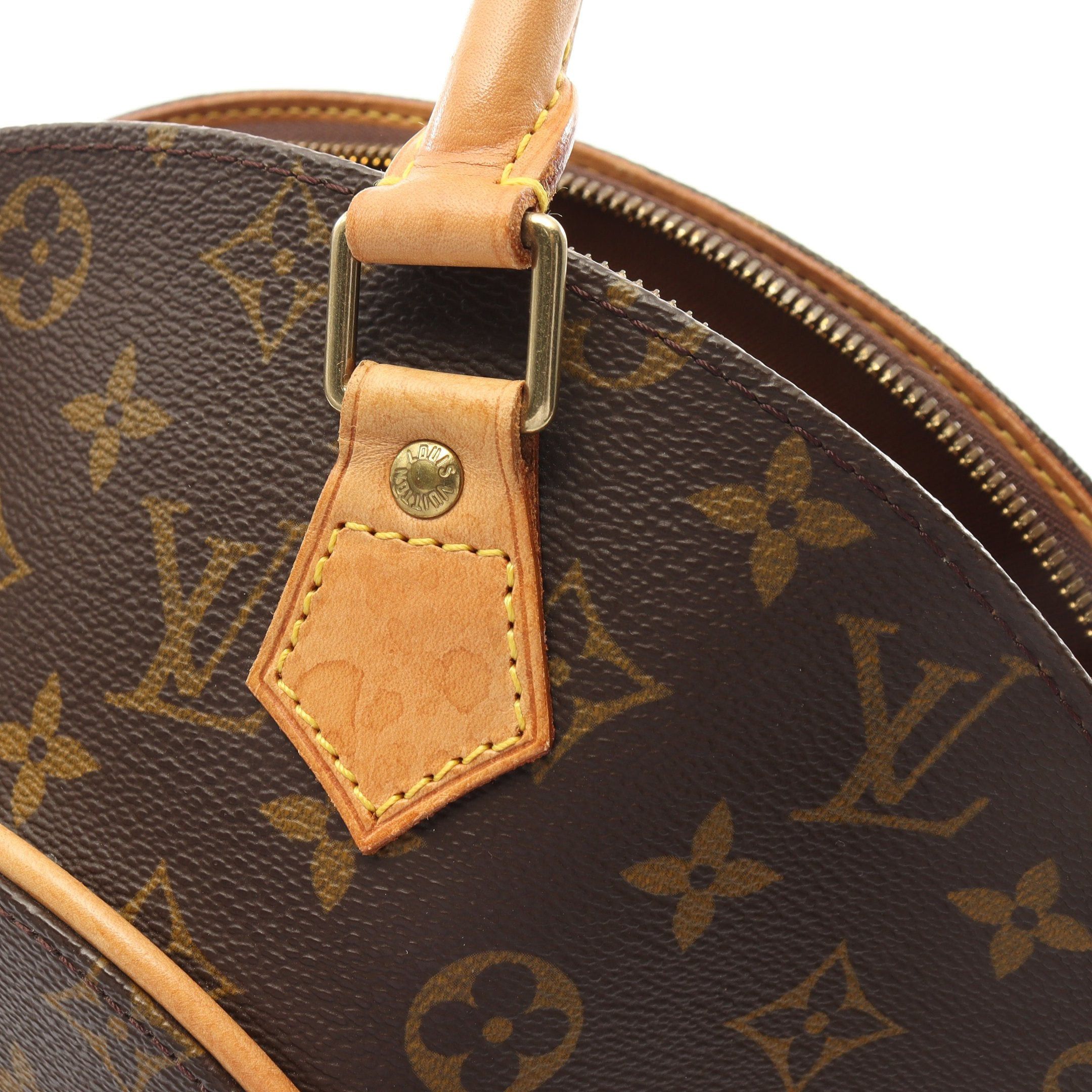 Louis Vuitton Louis Vuitton Ellipse Mm Monogram Handbag Leather Brown Size ONE SIZE - 10 Thumbnail