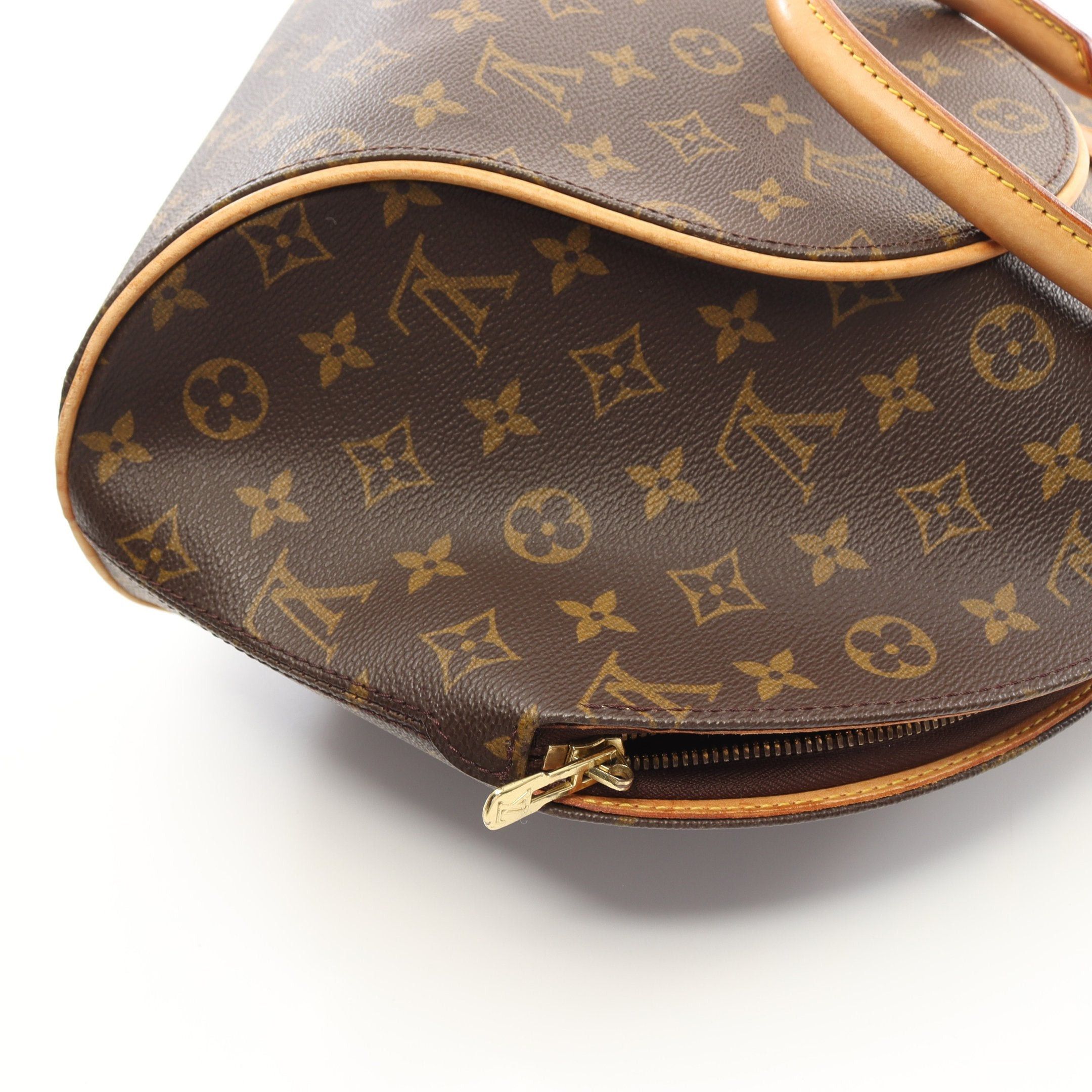 Louis Vuitton Louis Vuitton Ellipse Mm Monogram Handbag Leather Brown Size ONE SIZE - 6 Thumbnail