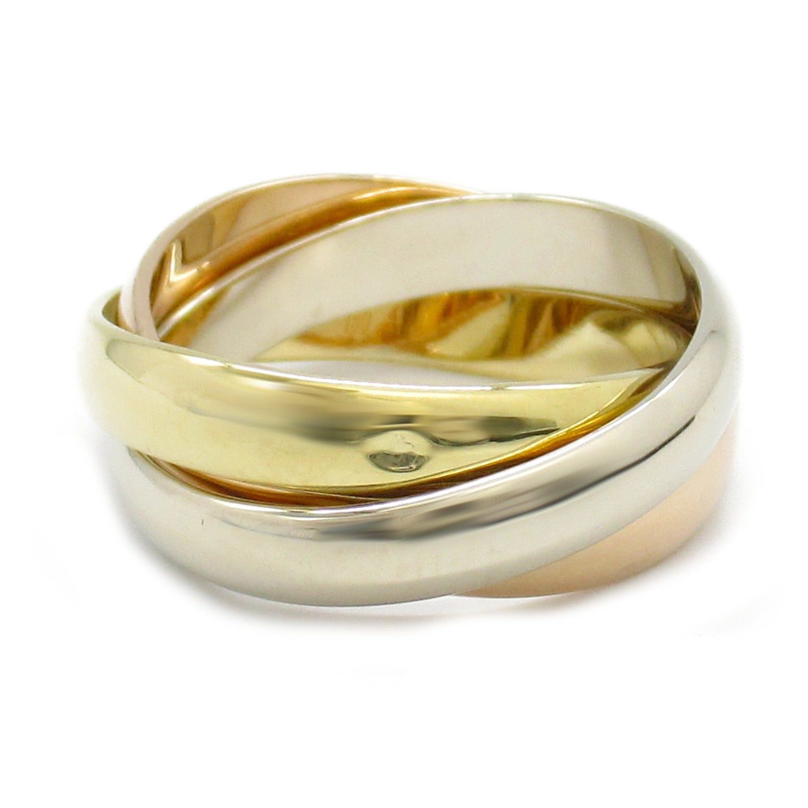 Cartier Cartier Trinity Ring K18 (Yellow Gold) K18Wg (White (Pink Gold Size ONE SIZE - 2 Thumbnail