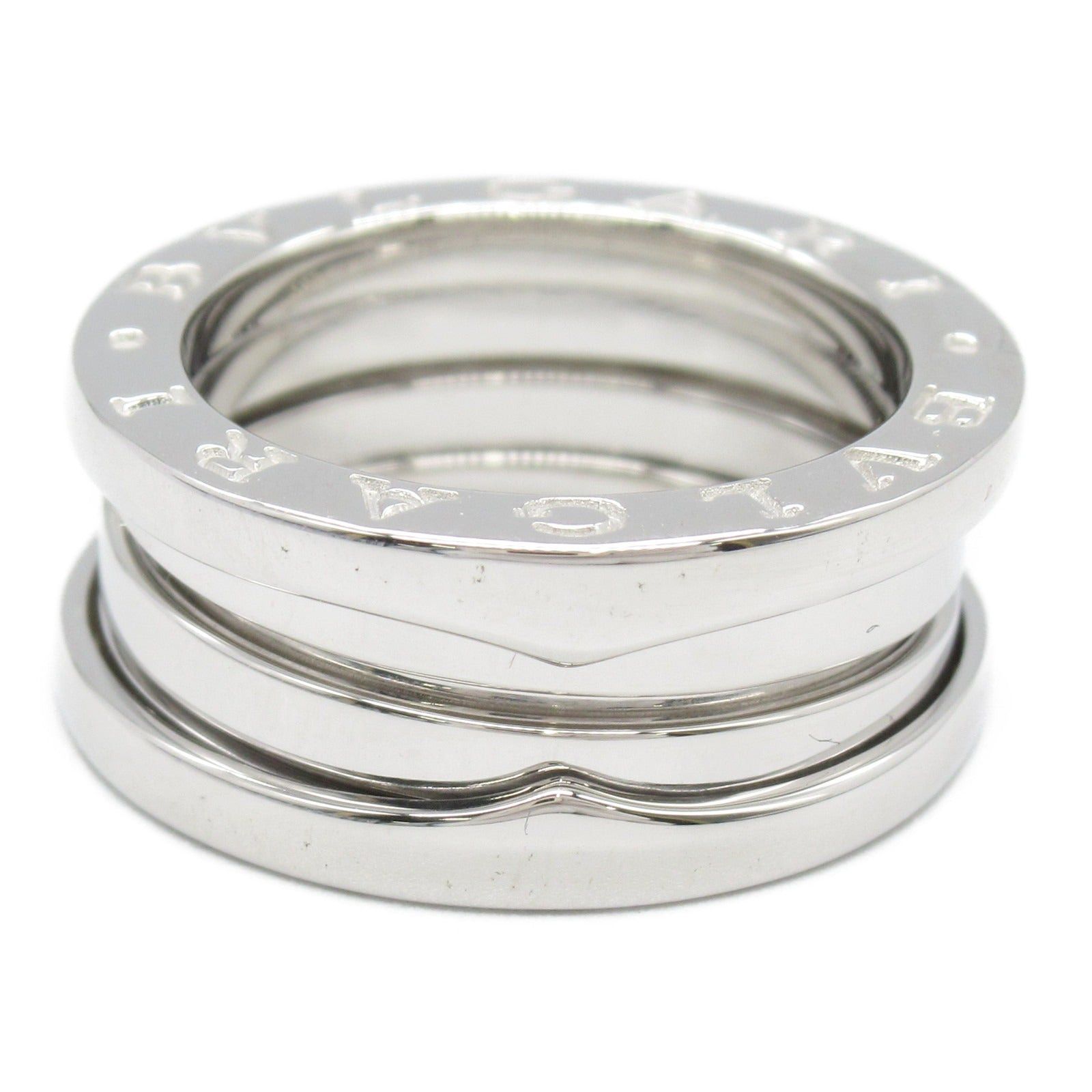 Bvlgari Bvlgari B Zero One Ring 3Belt K18Wg (White Gold) Silver Size ONE SIZE - 2 Thumbnail