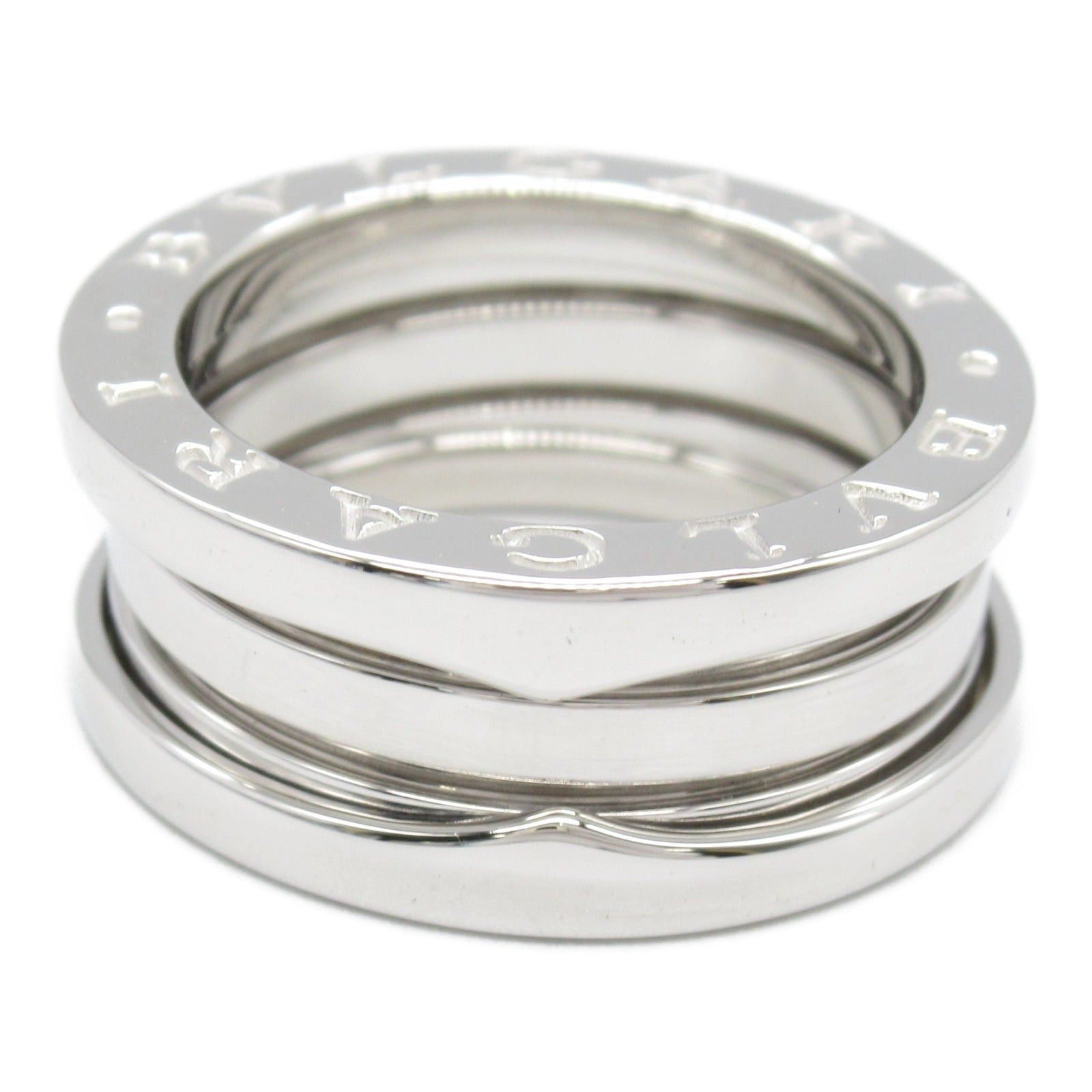 Bvlgari Bvlgari B Zero One Ring 3Belt K18Wg (White Gold) Silver Size ONE SIZE - 3 Thumbnail