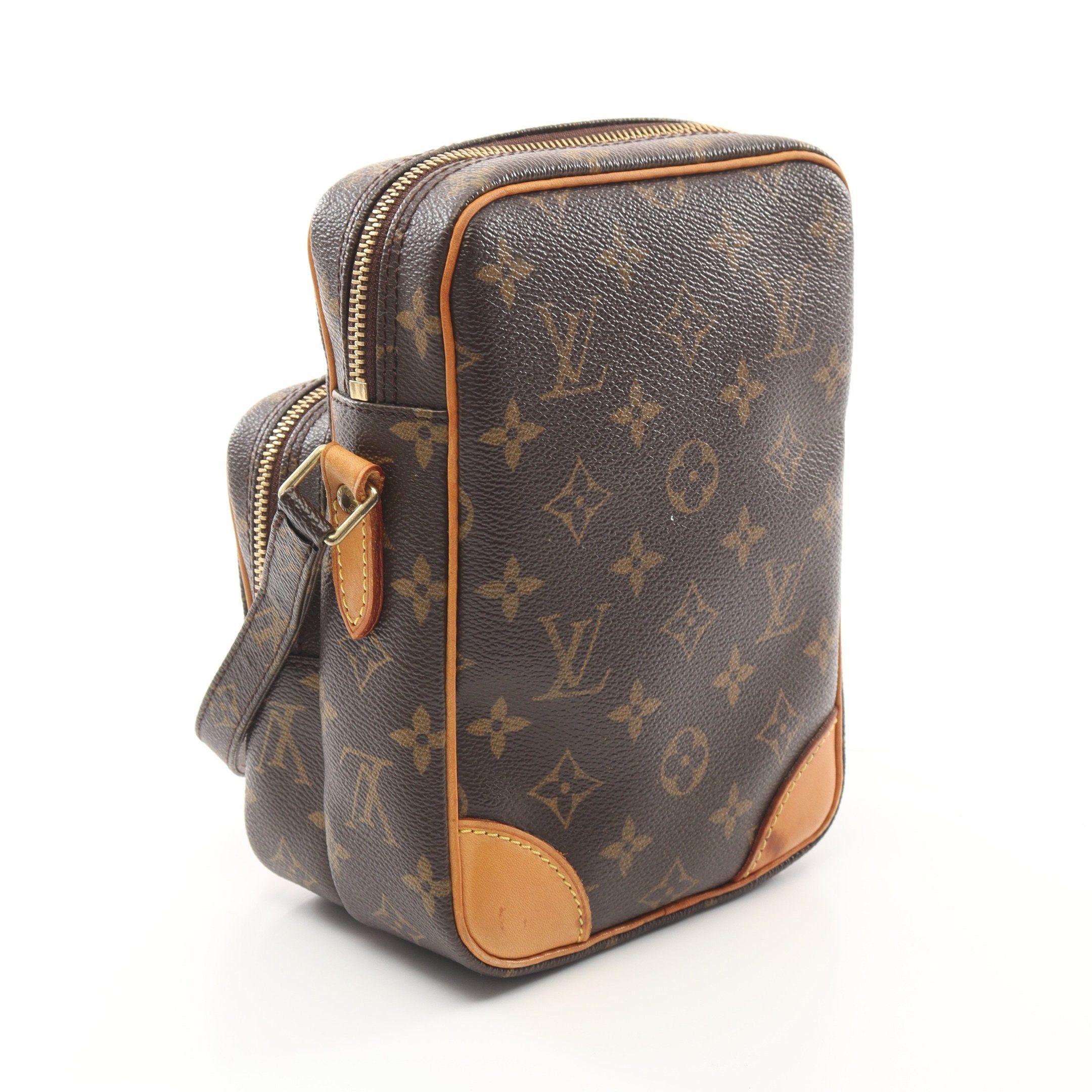 Louis Vuitton Louis Vuitton Amazon Monogram Shoulder Bag Leather Brown Size ONE SIZE - 2 Thumbnail