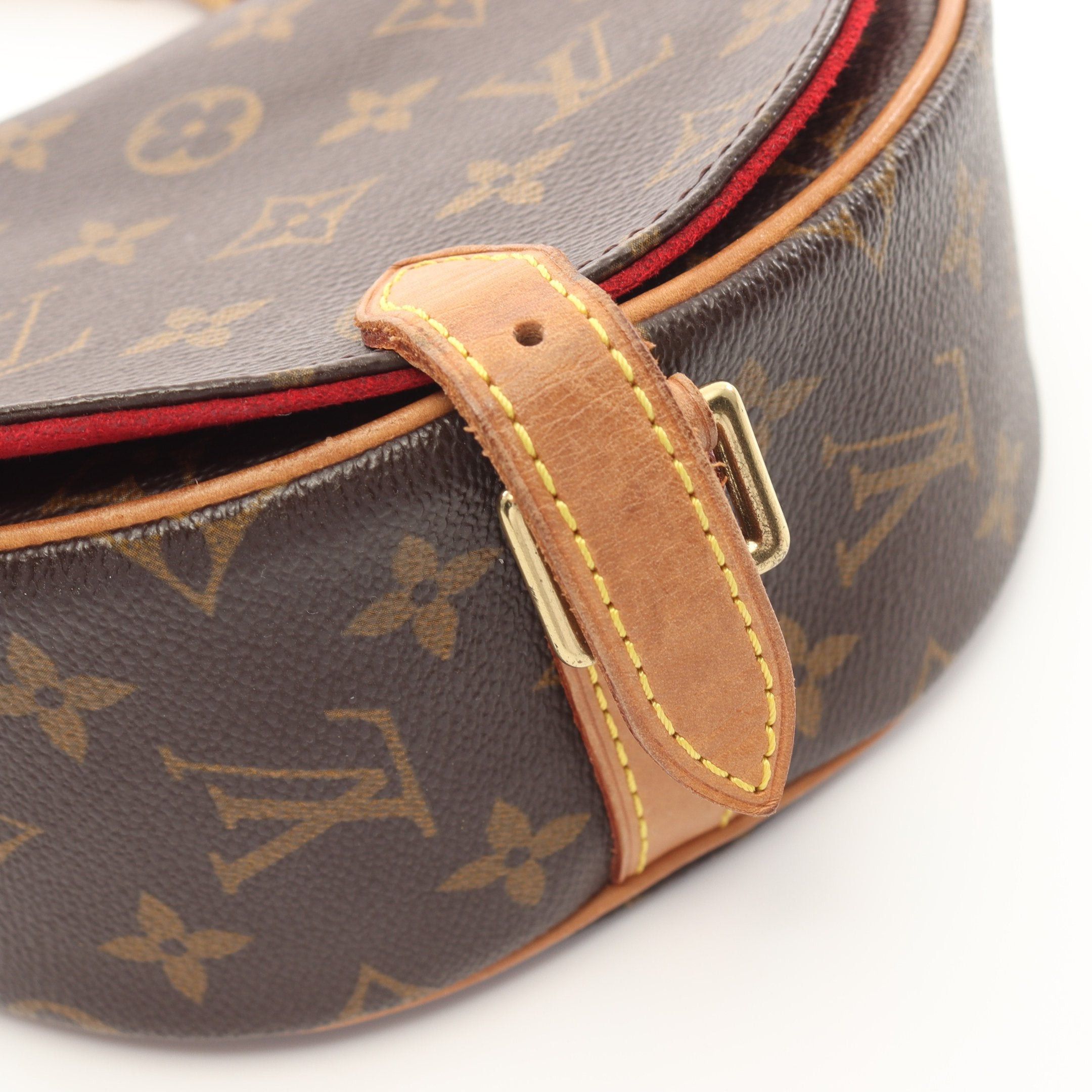 Louis Vuitton Louis Vuitton Tambourine Monogram Shoulder Bag Leather Brown Size ONE SIZE - 8 Thumbnail