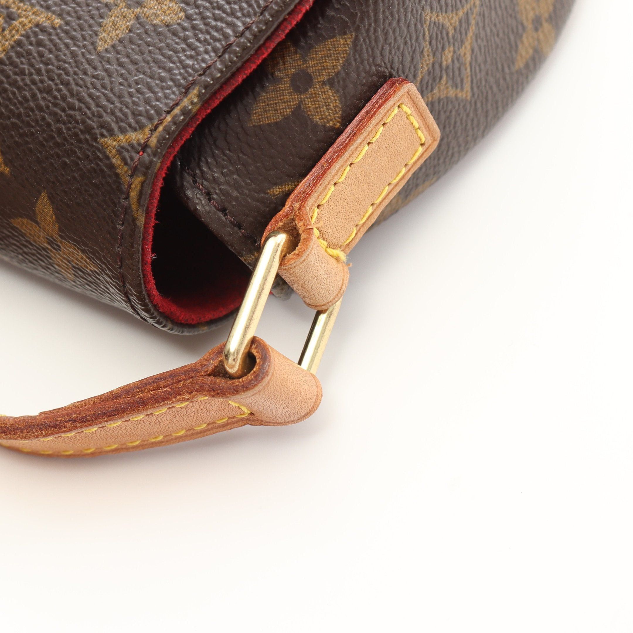 Louis Vuitton Louis Vuitton Tambourine Monogram Shoulder Bag Leather Brown Size ONE SIZE - 7 Thumbnail