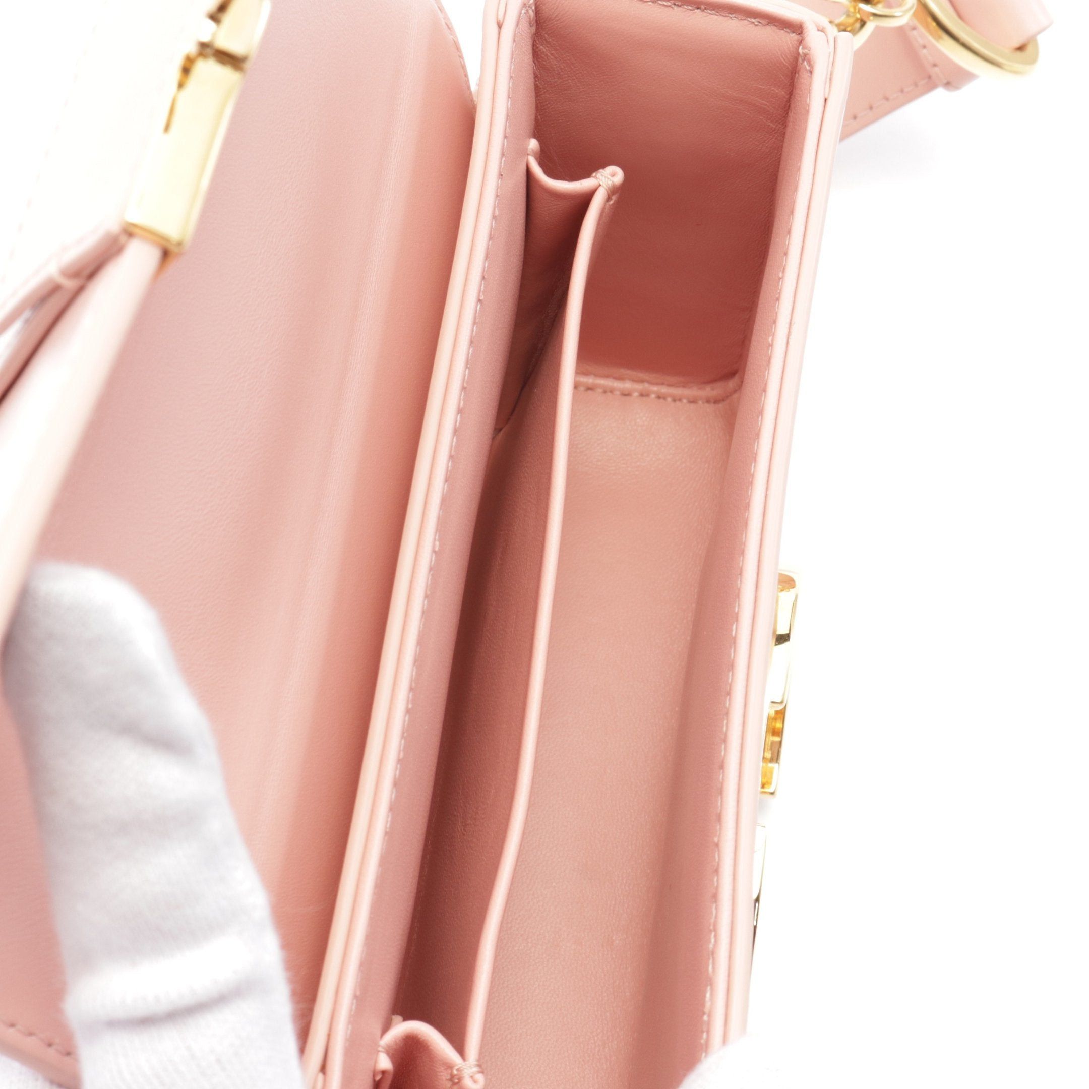 Dior Dior 30 Montaigne Shoulder Bag Leather Pink Size ONE SIZE - 4 Thumbnail