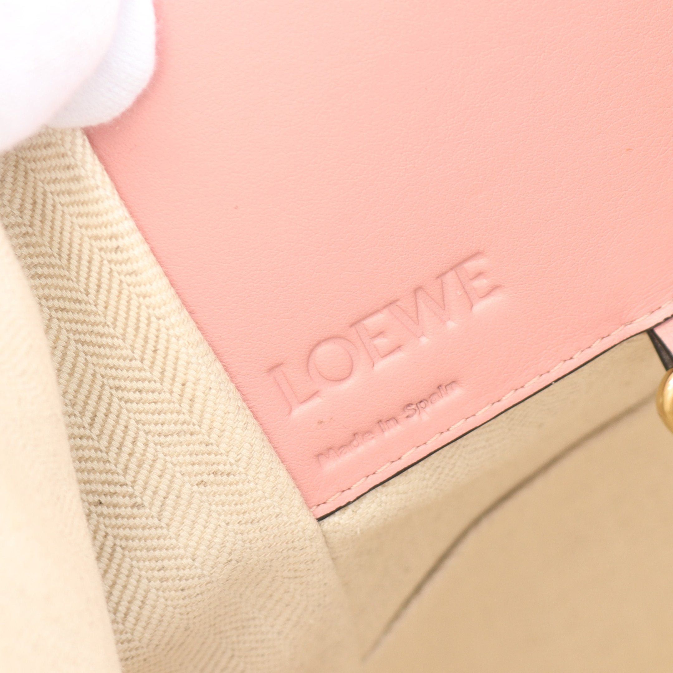Loewe Loewe Hammock Small Handbag Leather Pink Brown Size ONE SIZE - 4 Thumbnail